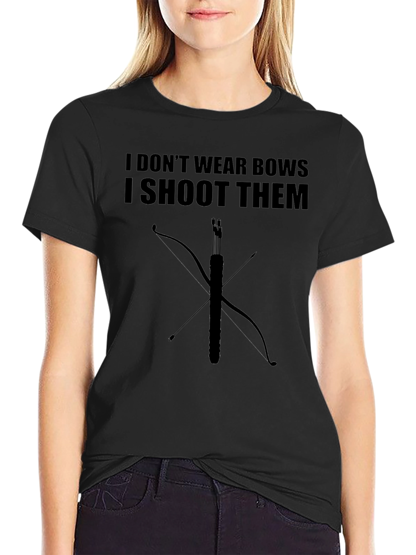 I Shoot Them T-Shirt - Archery Bow Hunter Tee