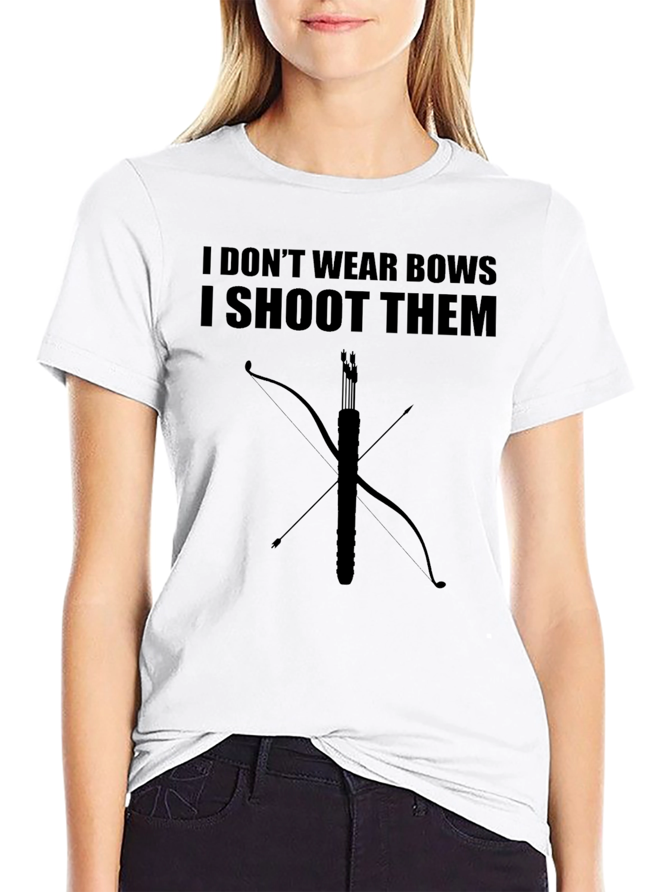 I Shoot Them T-Shirt - Archery Bow Hunter Tee