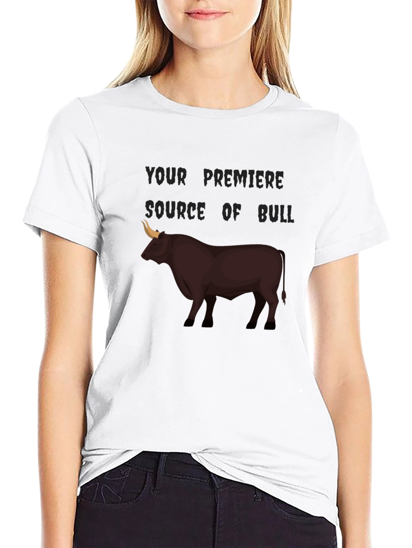 Bull Source Black T-Shirt