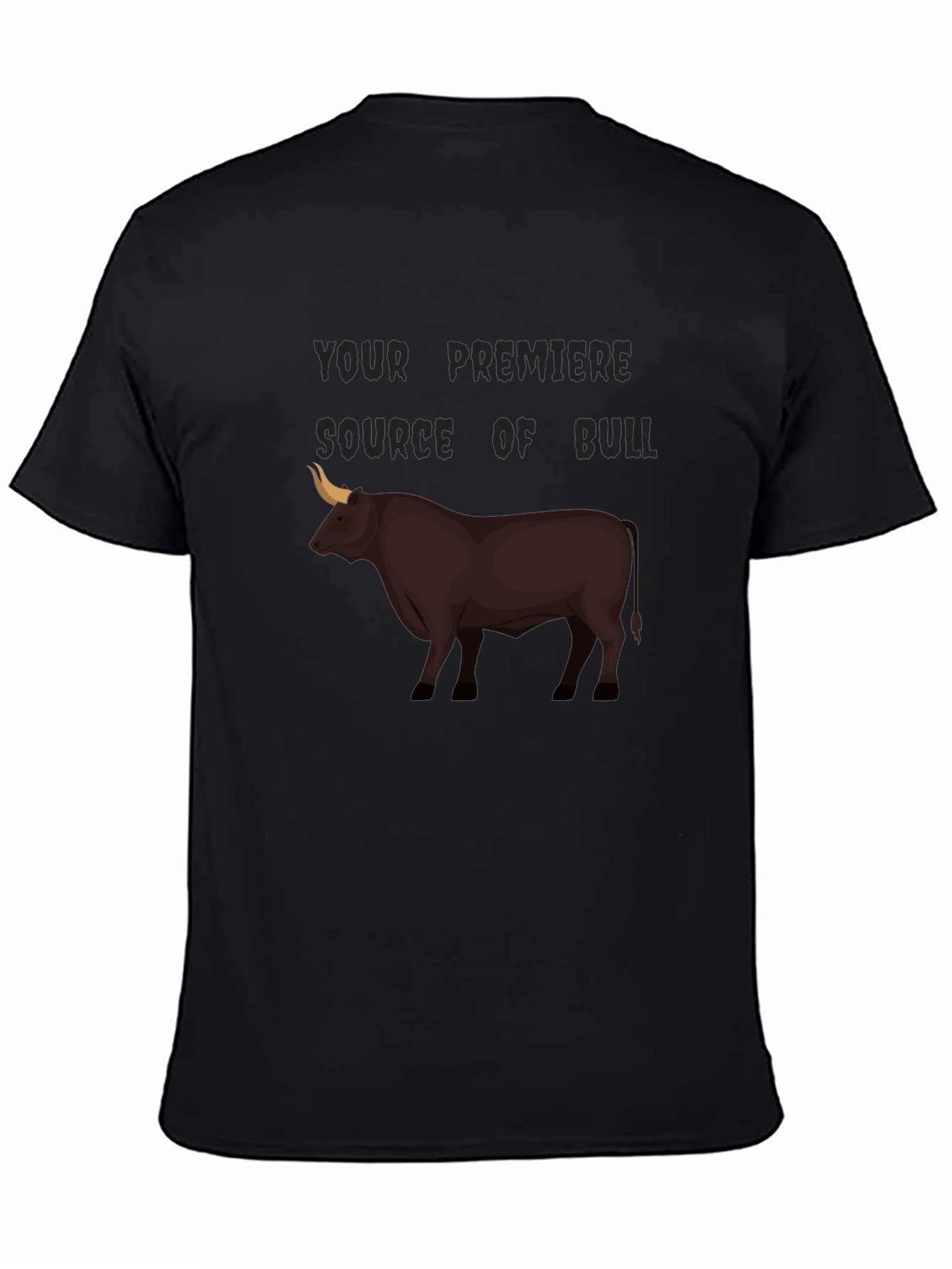 Bull Source Black T-Shirt