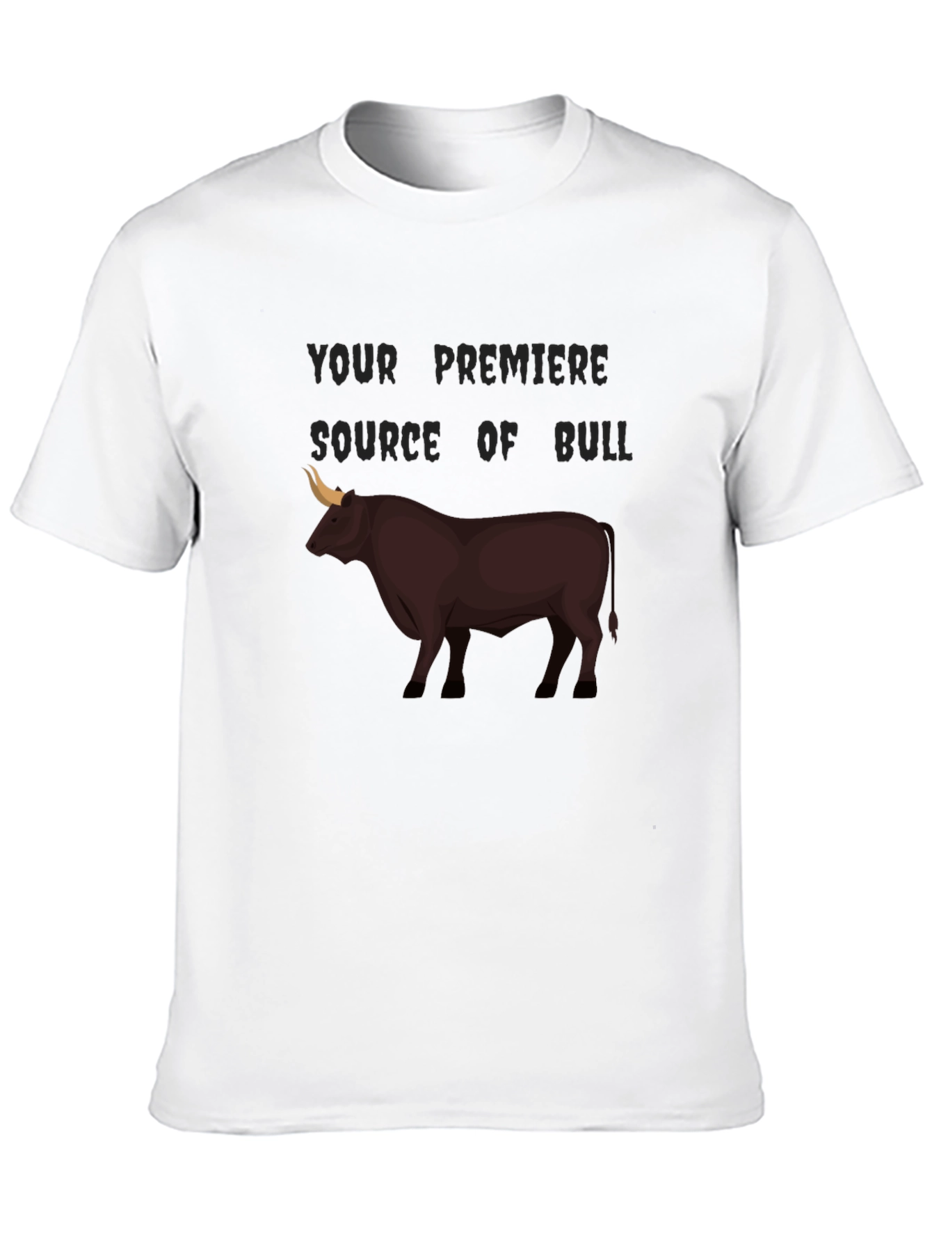 Bull Source Black T-Shirt