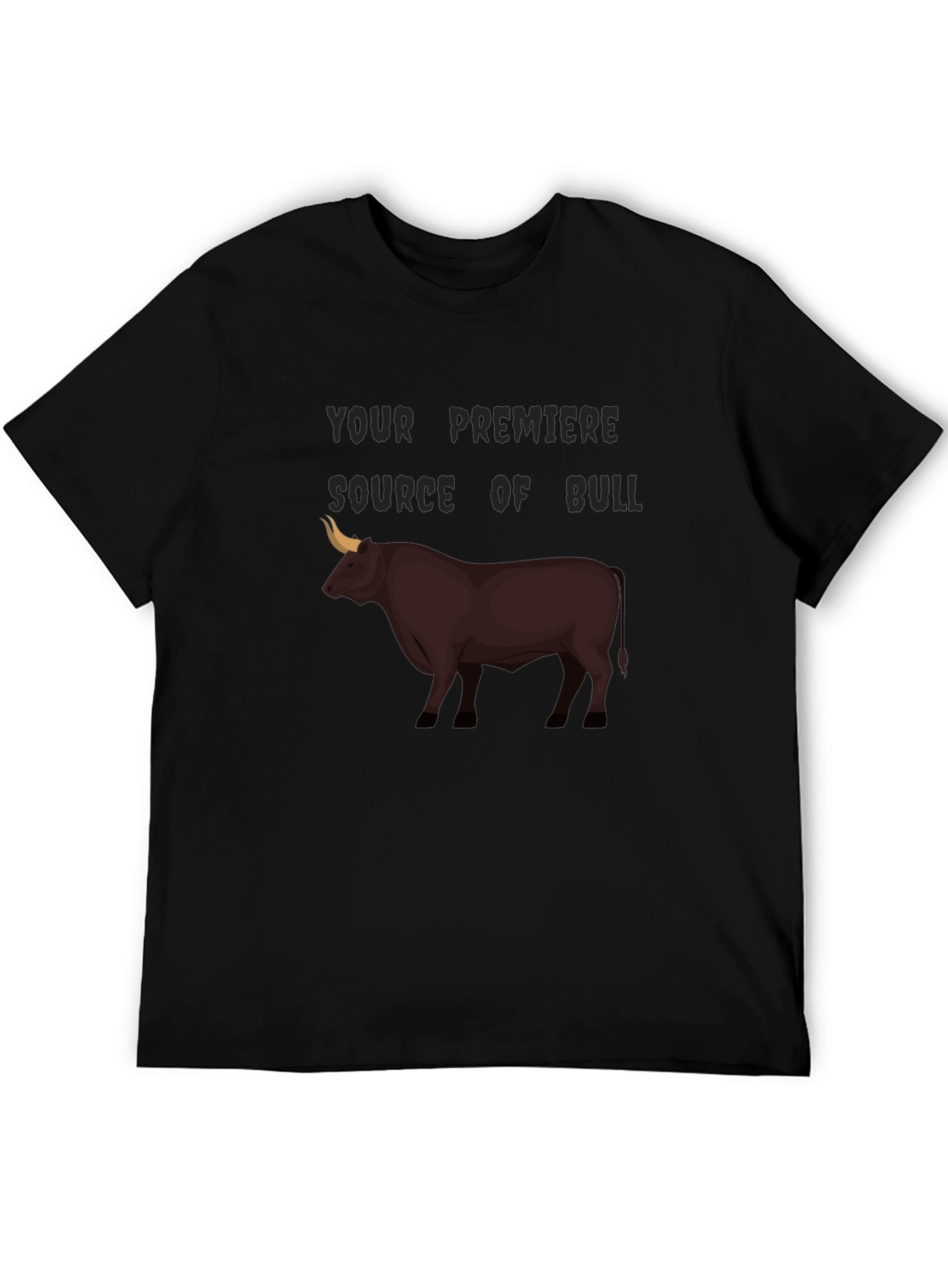 Bull Source Black T-Shirt