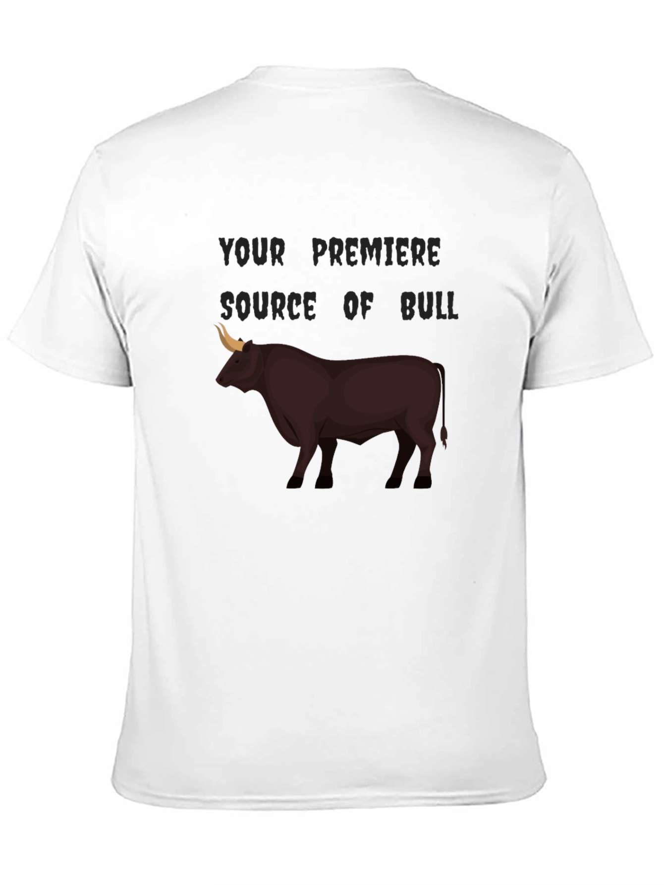 Bull Source Black T-Shirt