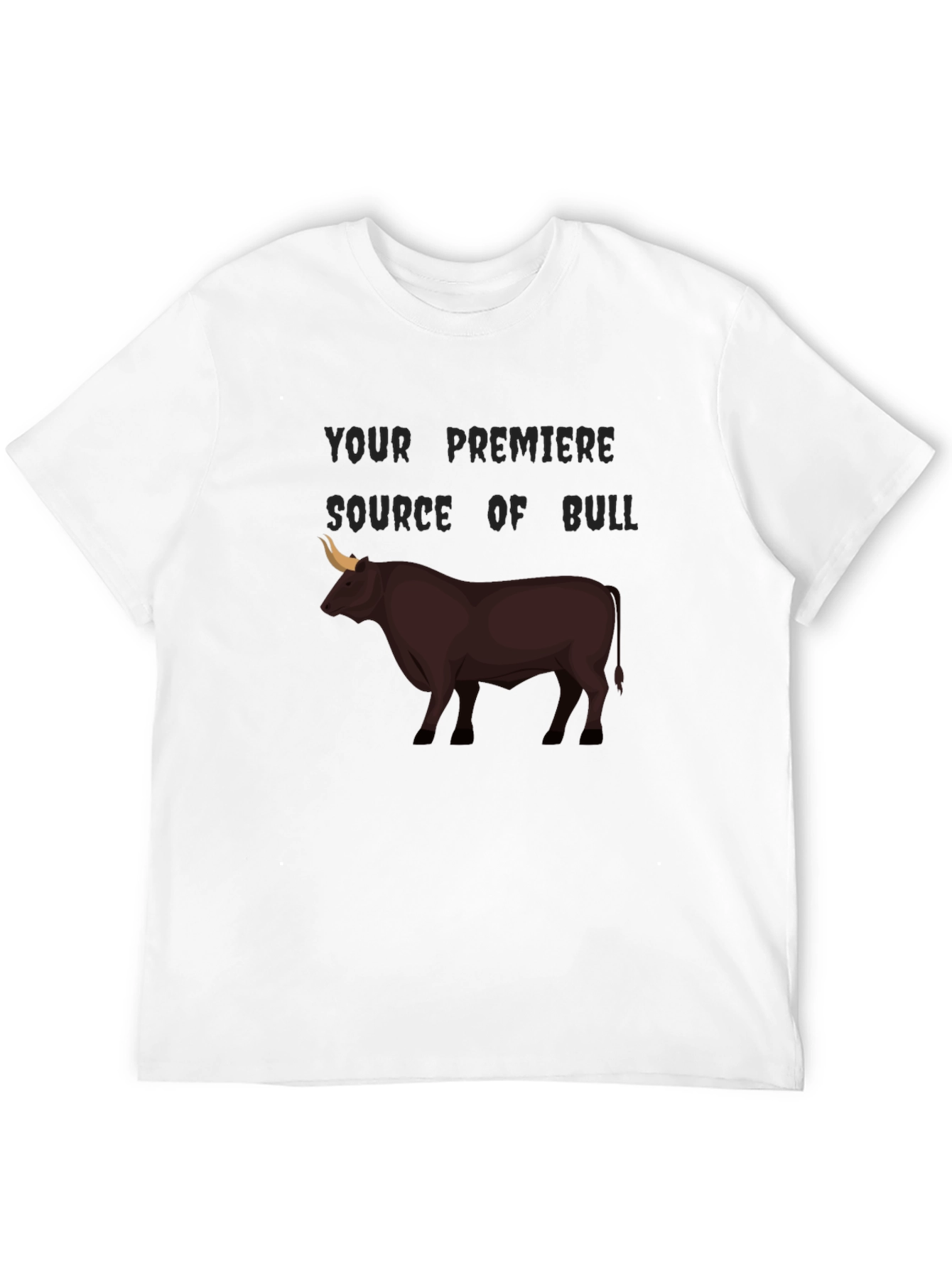 Bull Source Black T-Shirt