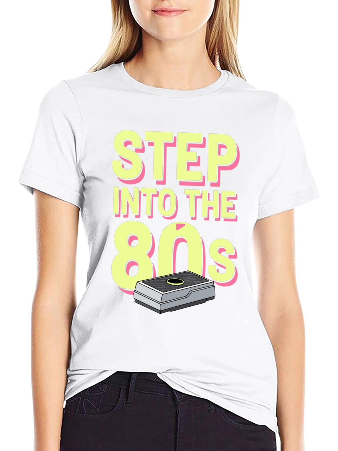 Step Into the 80s Graphic Tee - Retro Style