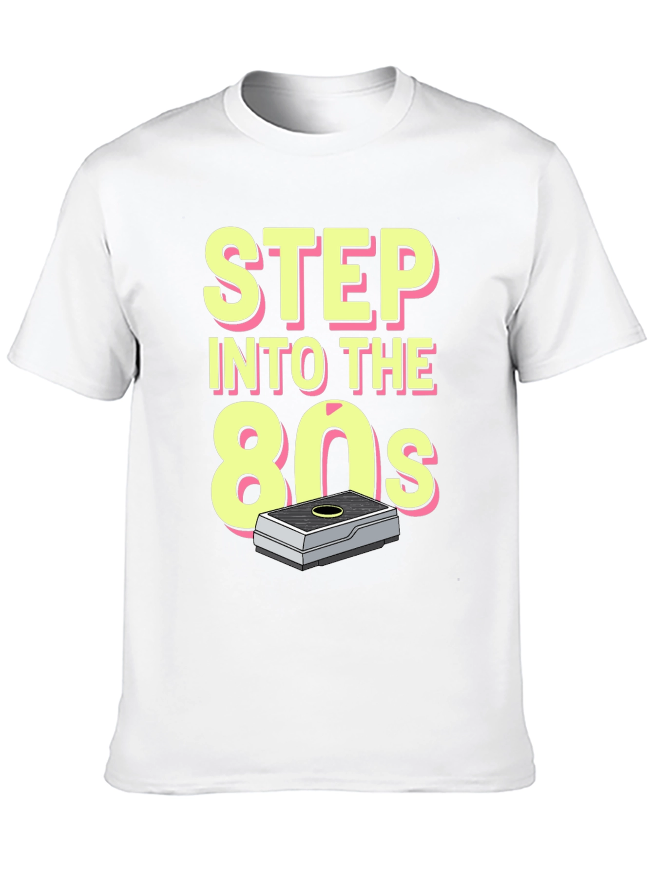 Step Into the 80s Graphic Tee - Retro Style