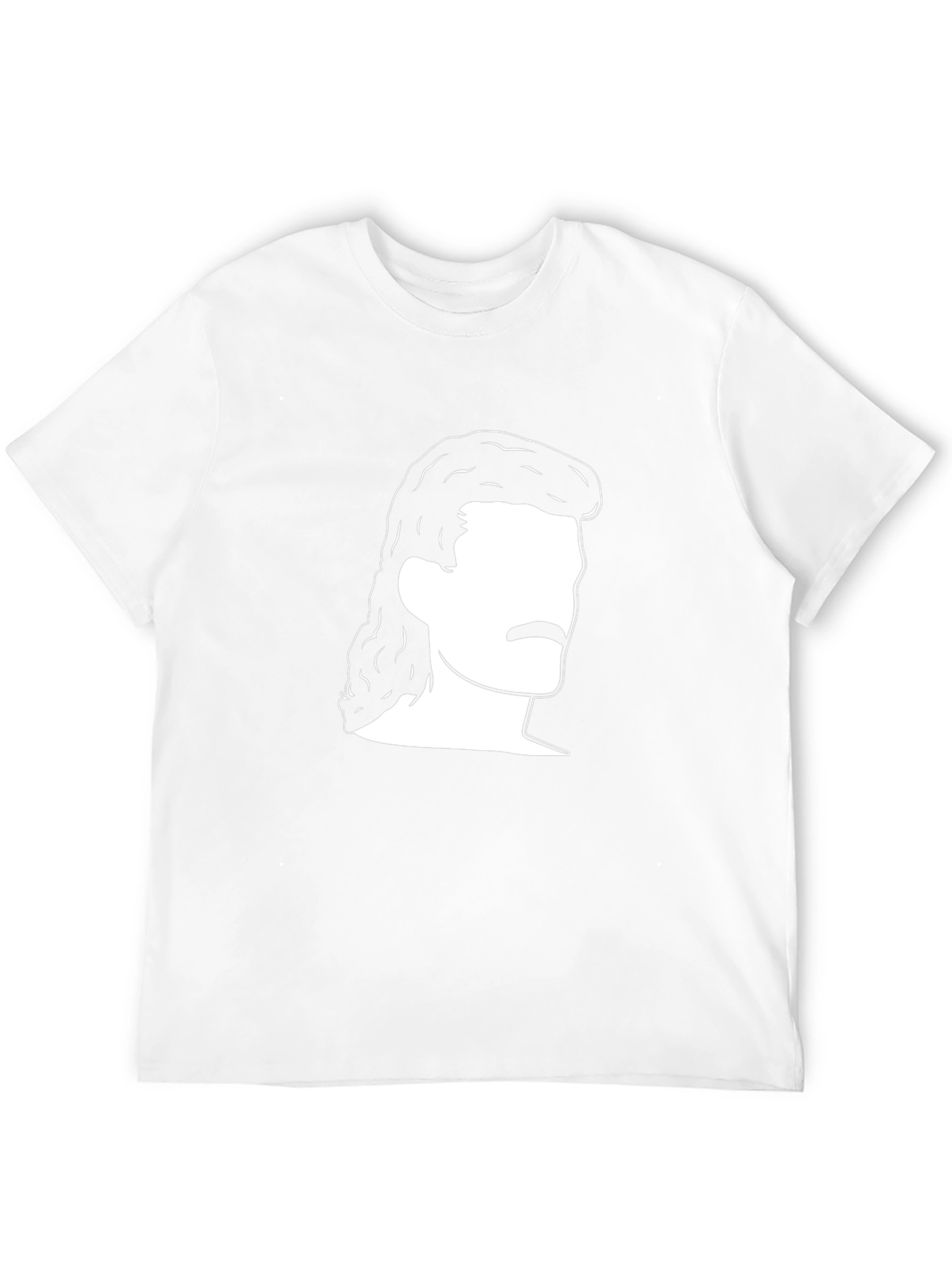 Retro Mullet T-Shirt - Classic Hair Style Tee