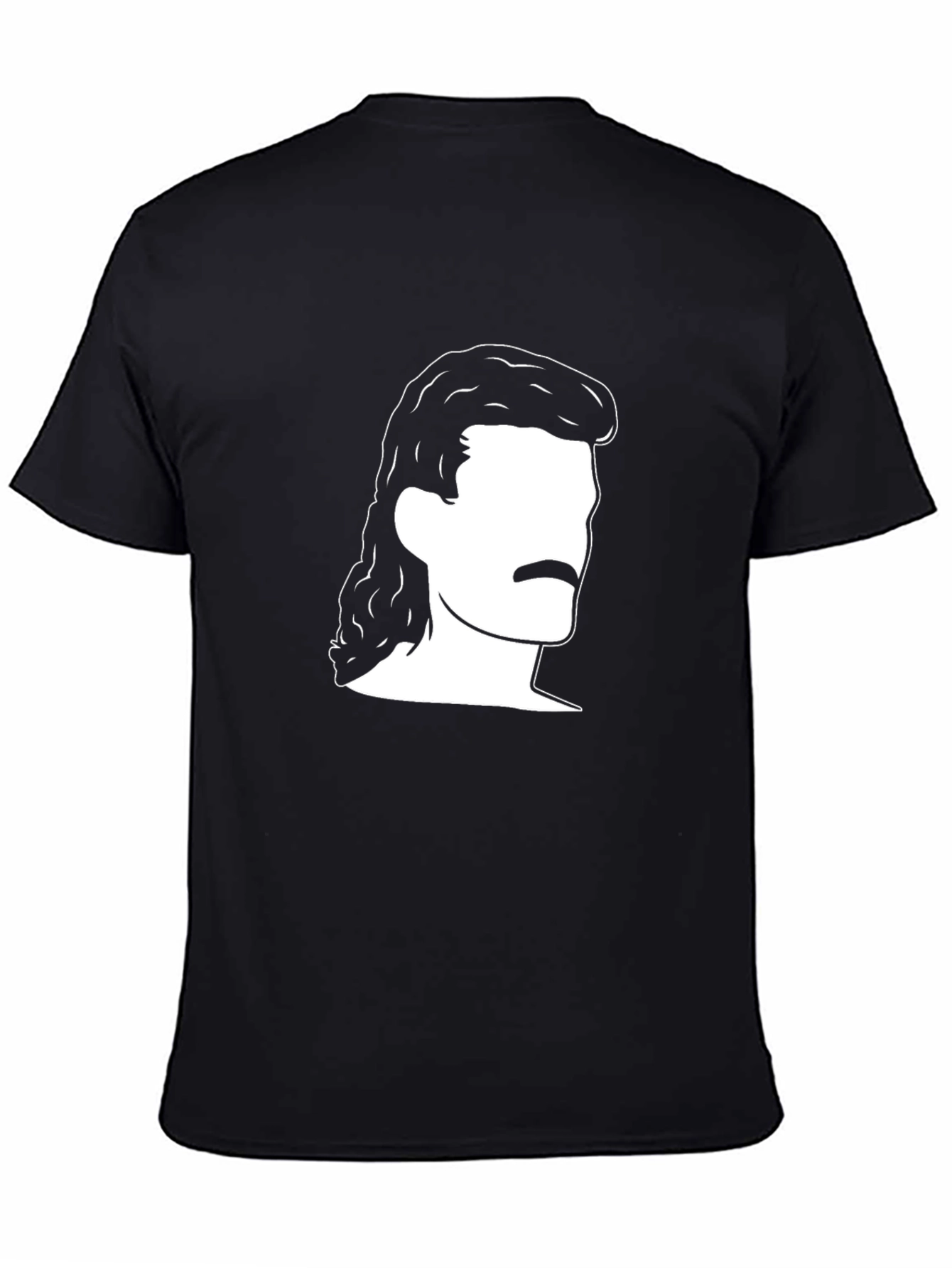Retro Mullet T-Shirt - Classic Hair Style Tee