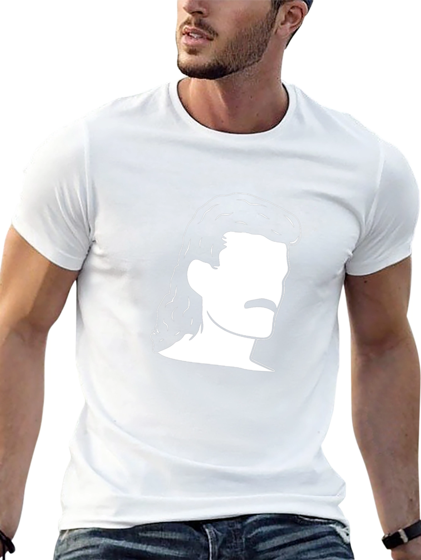 Retro Mullet T-Shirt - Classic Hair Style Tee
