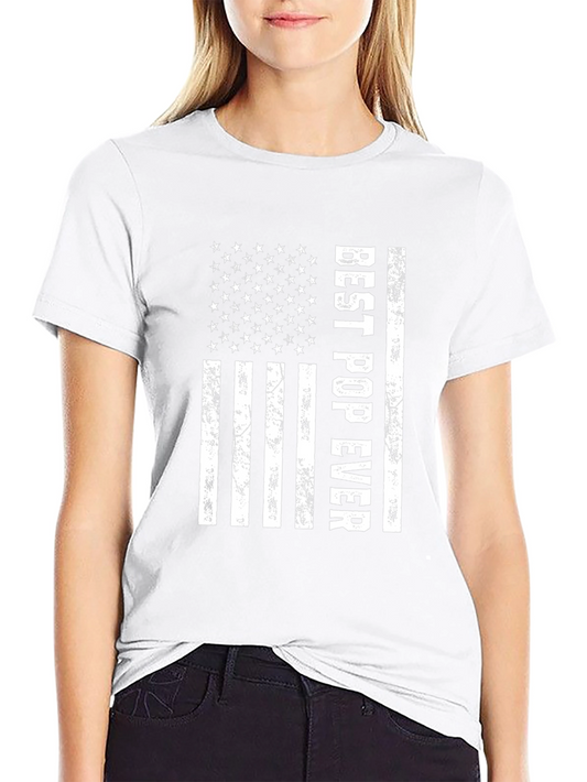 Best Pop Ever American Flag Graphic Tee