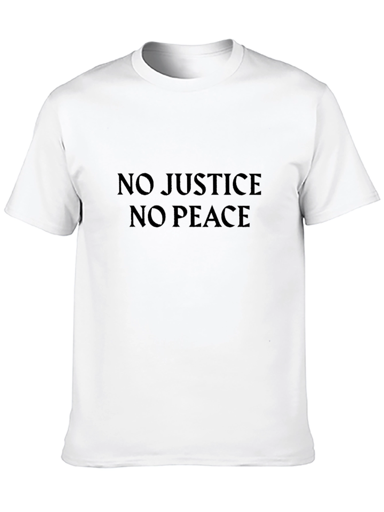 No Justice No Peace Graphic Tee - Black