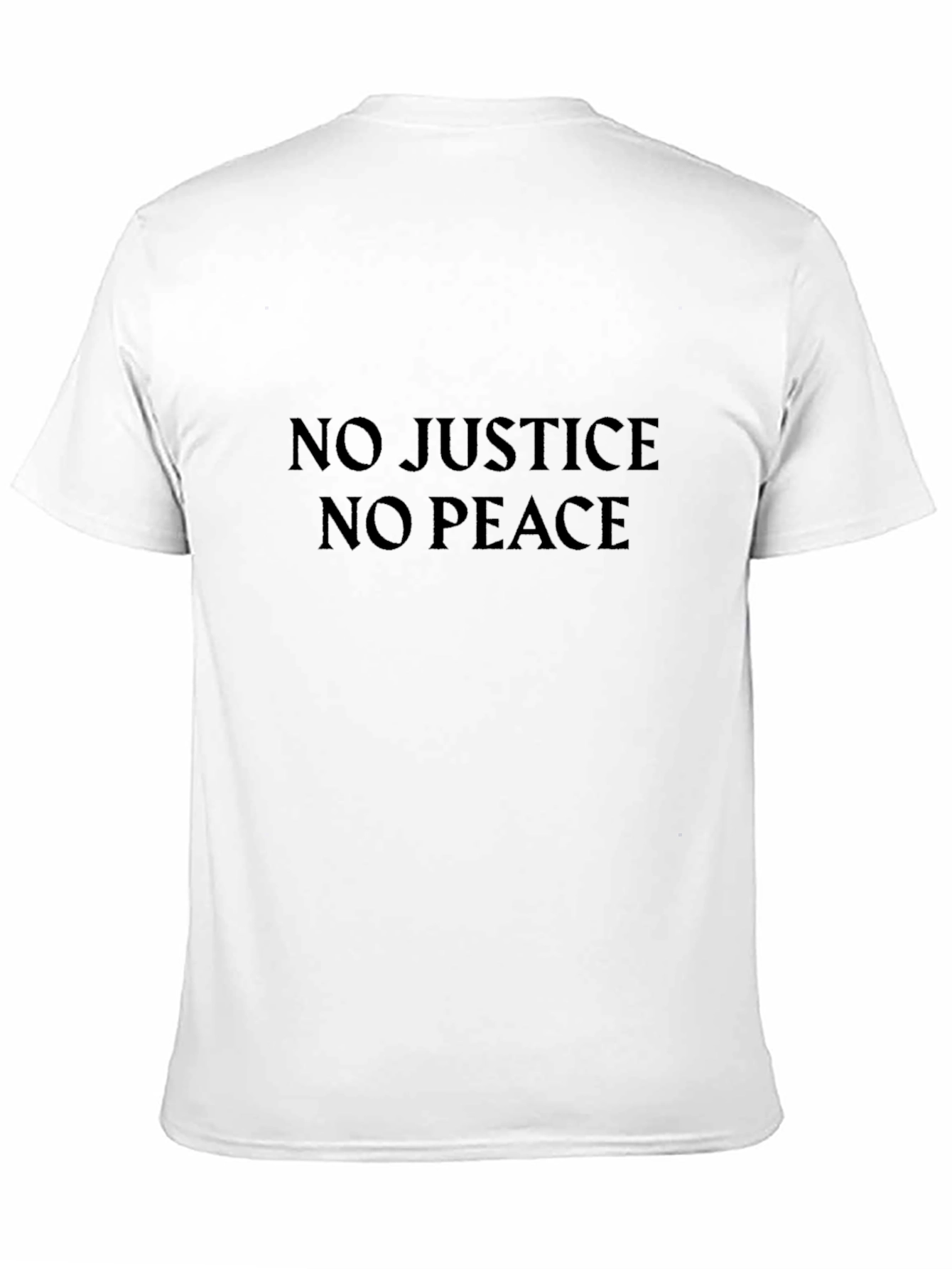 No Justice No Peace Graphic Tee - Black