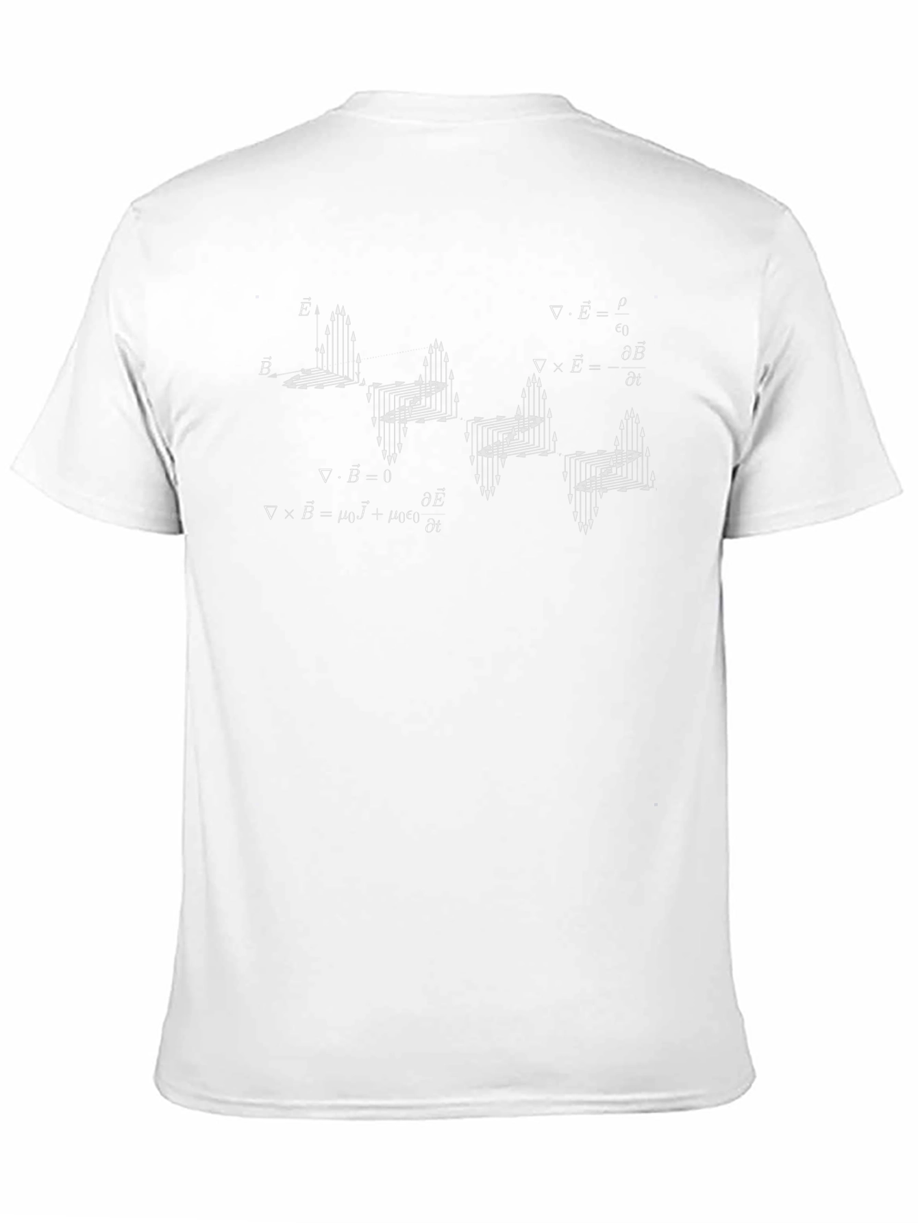 Maxwells Equations T-Shirt - Physics Equations Graphic Tee