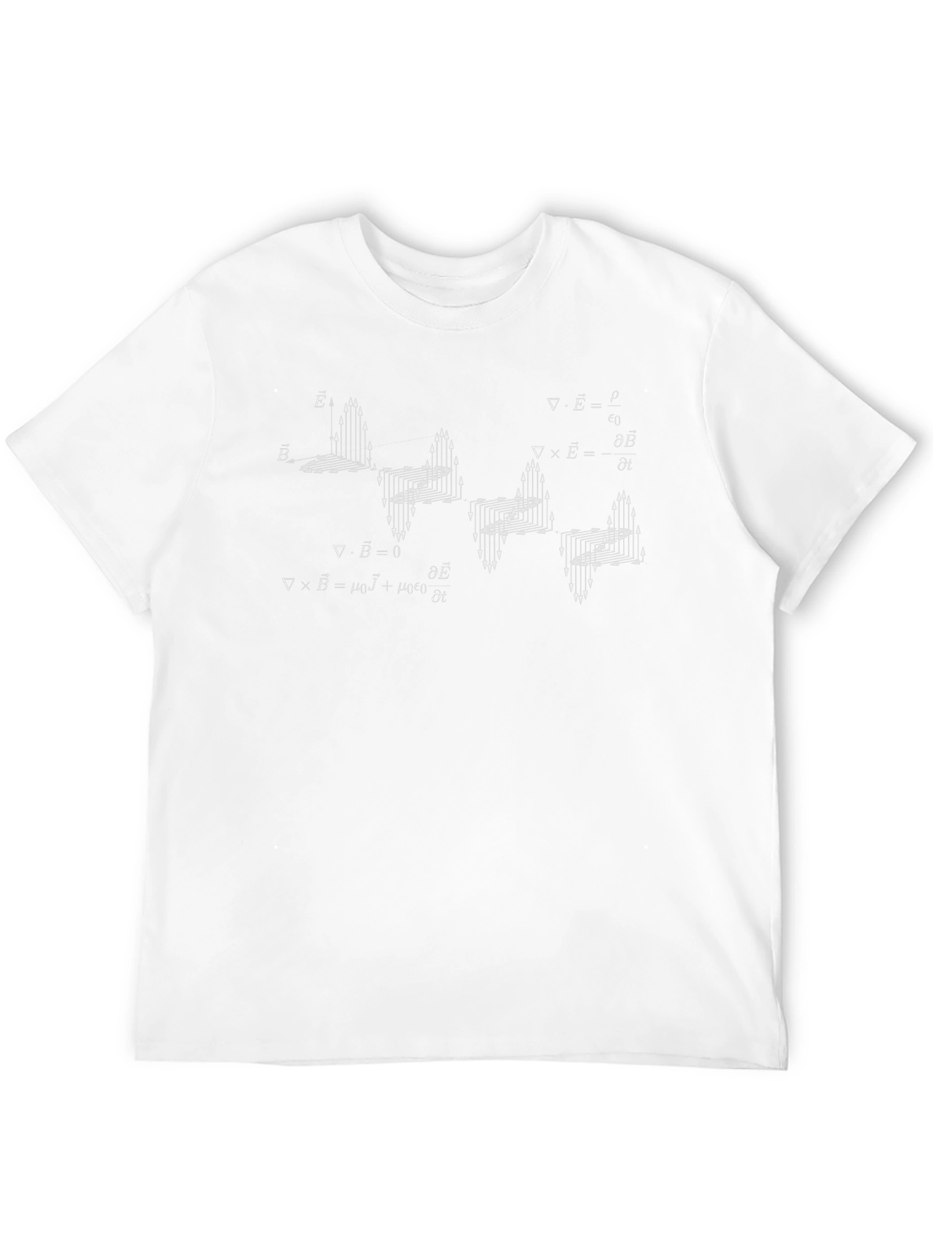 Maxwells Equations T-Shirt - Physics Equations Graphic Tee