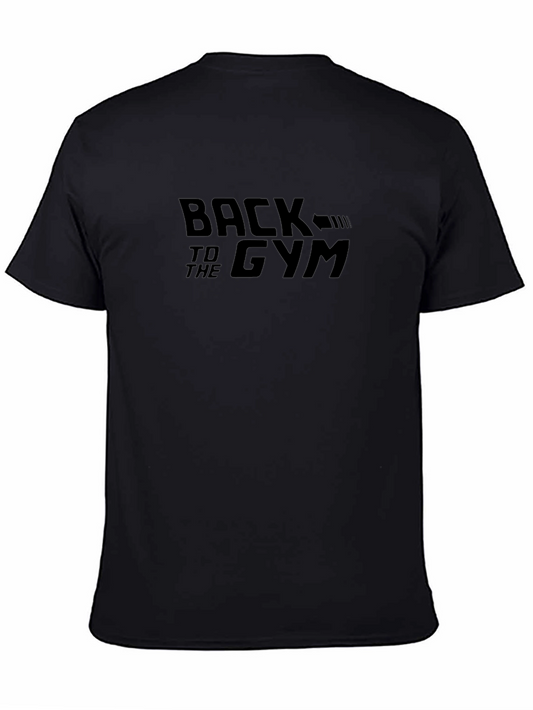 Back to the Gym Black Graphic Tee