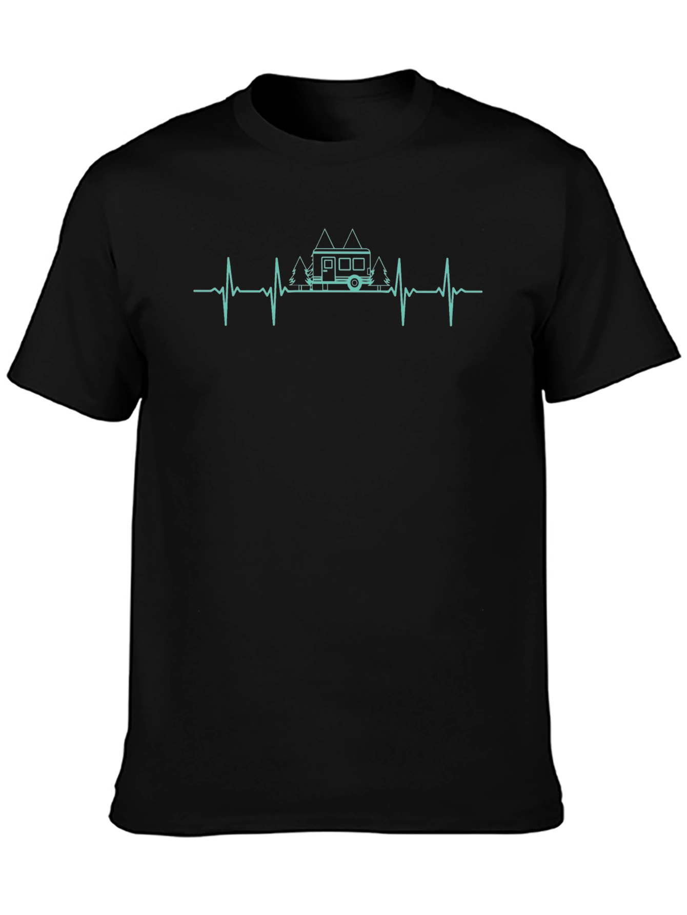 Camping Heartbeat T-Shirt - Adventure Tee