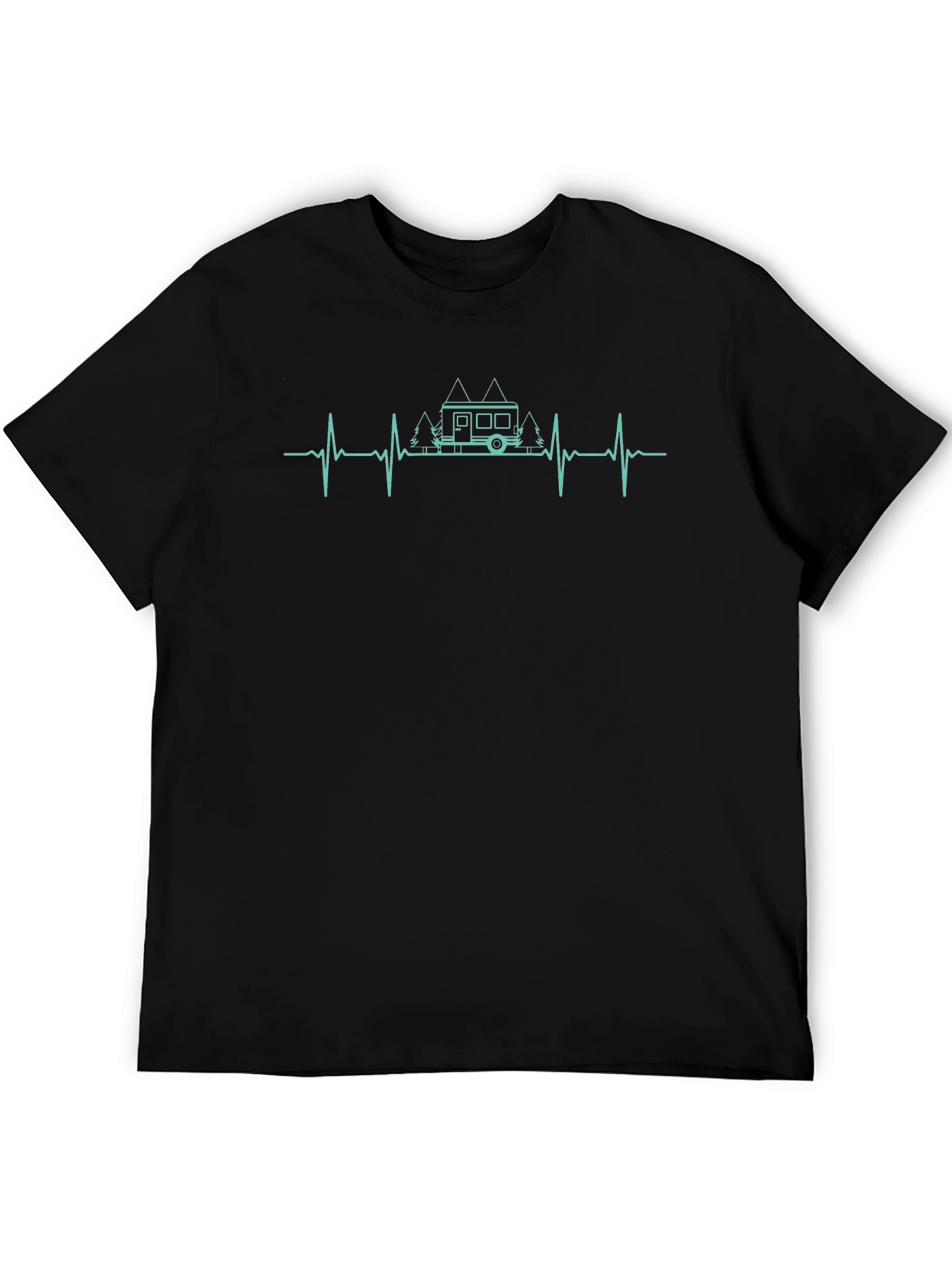 Camping Heartbeat T-Shirt - Adventure Tee