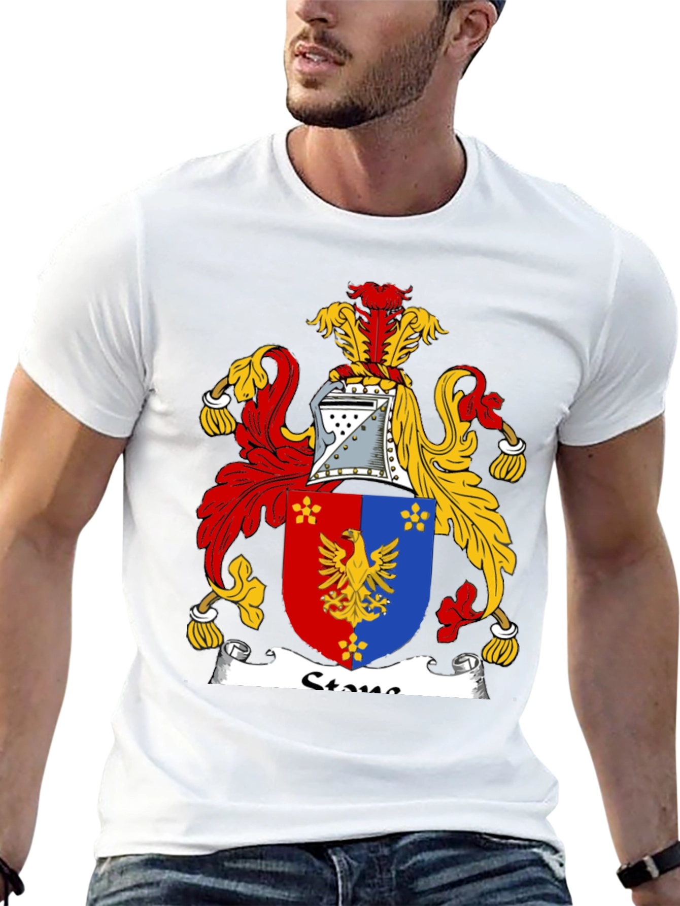 Family Crest Black T-Shirt