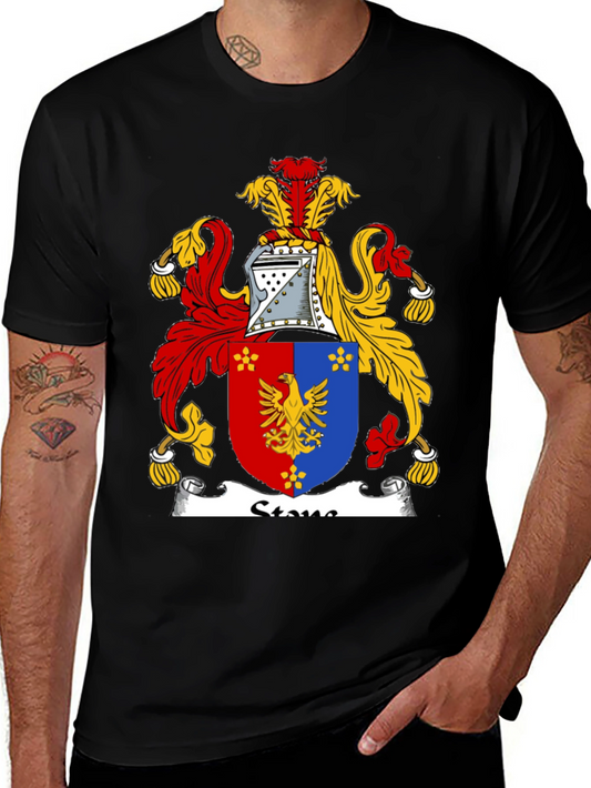 Family Crest Black T-Shirt