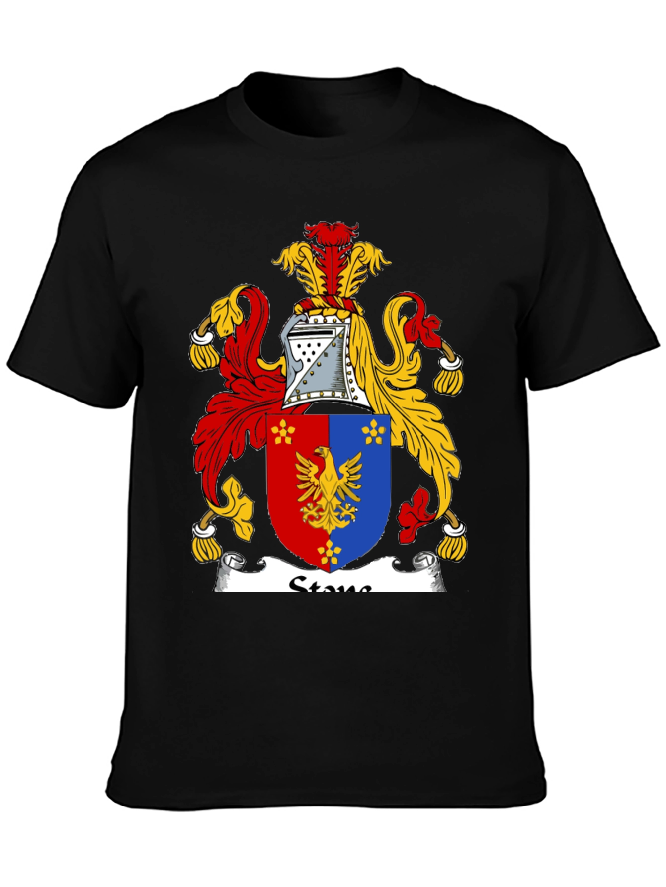 Family Crest Black T-Shirt