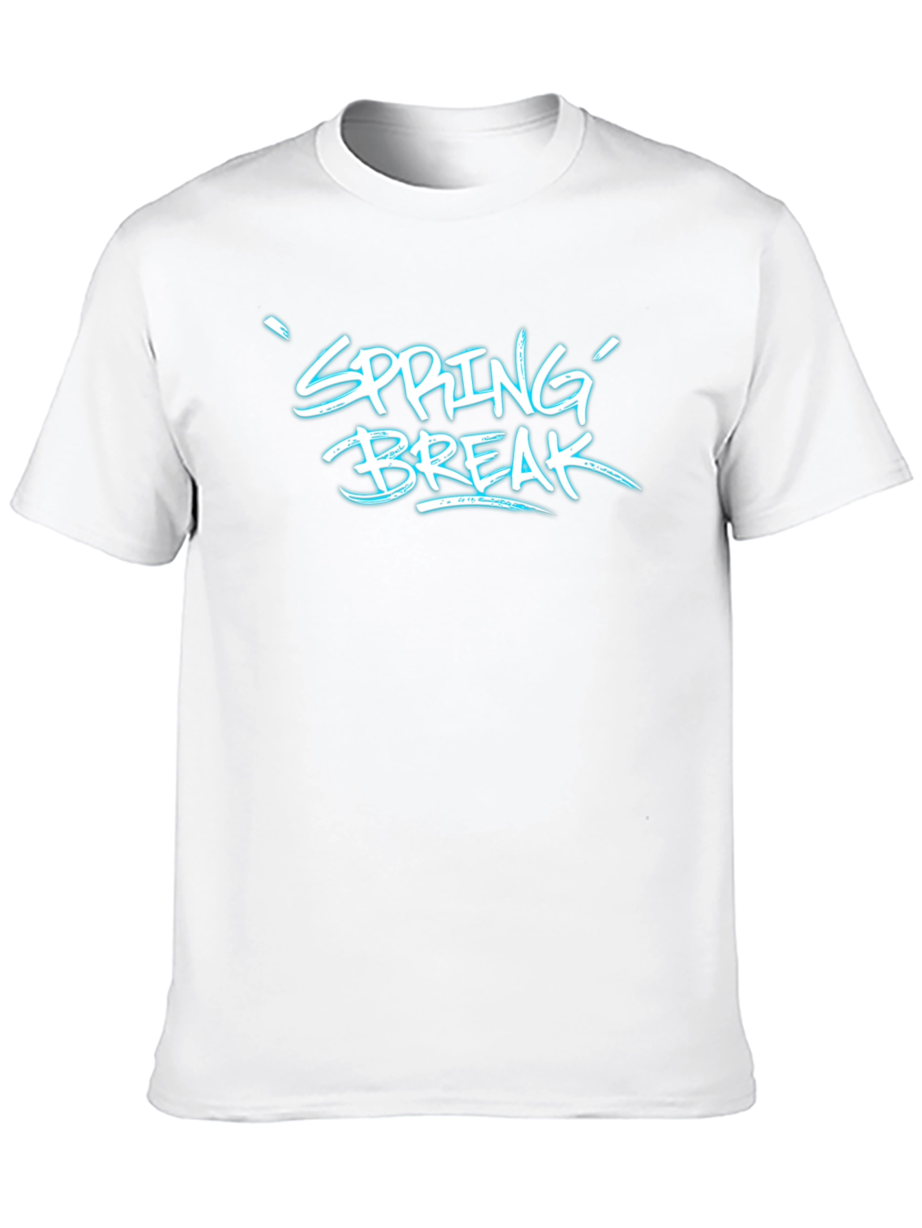 Spring Break Graphic Tee - Neon Style