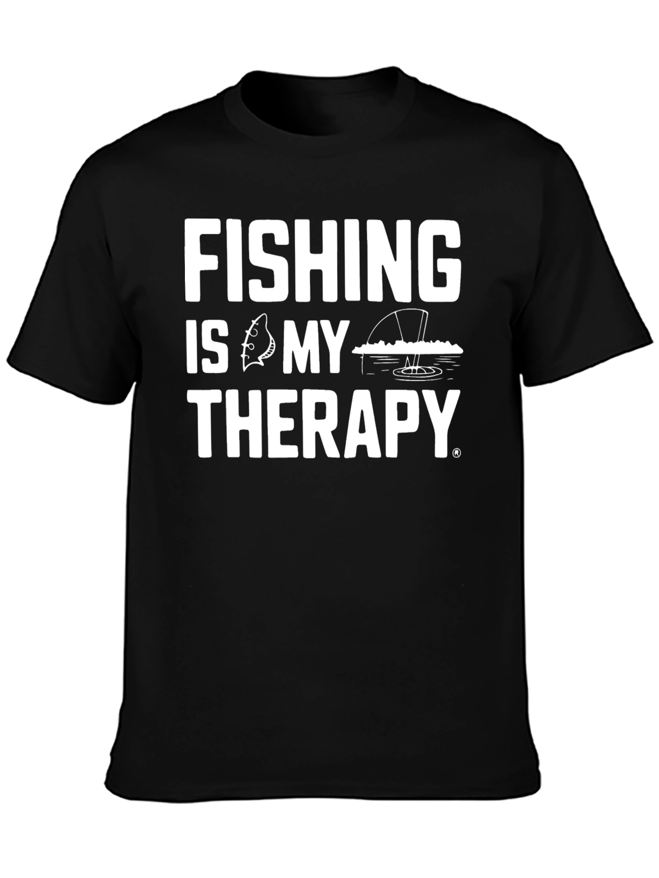 Fishing is My Therapy Graphic Tee