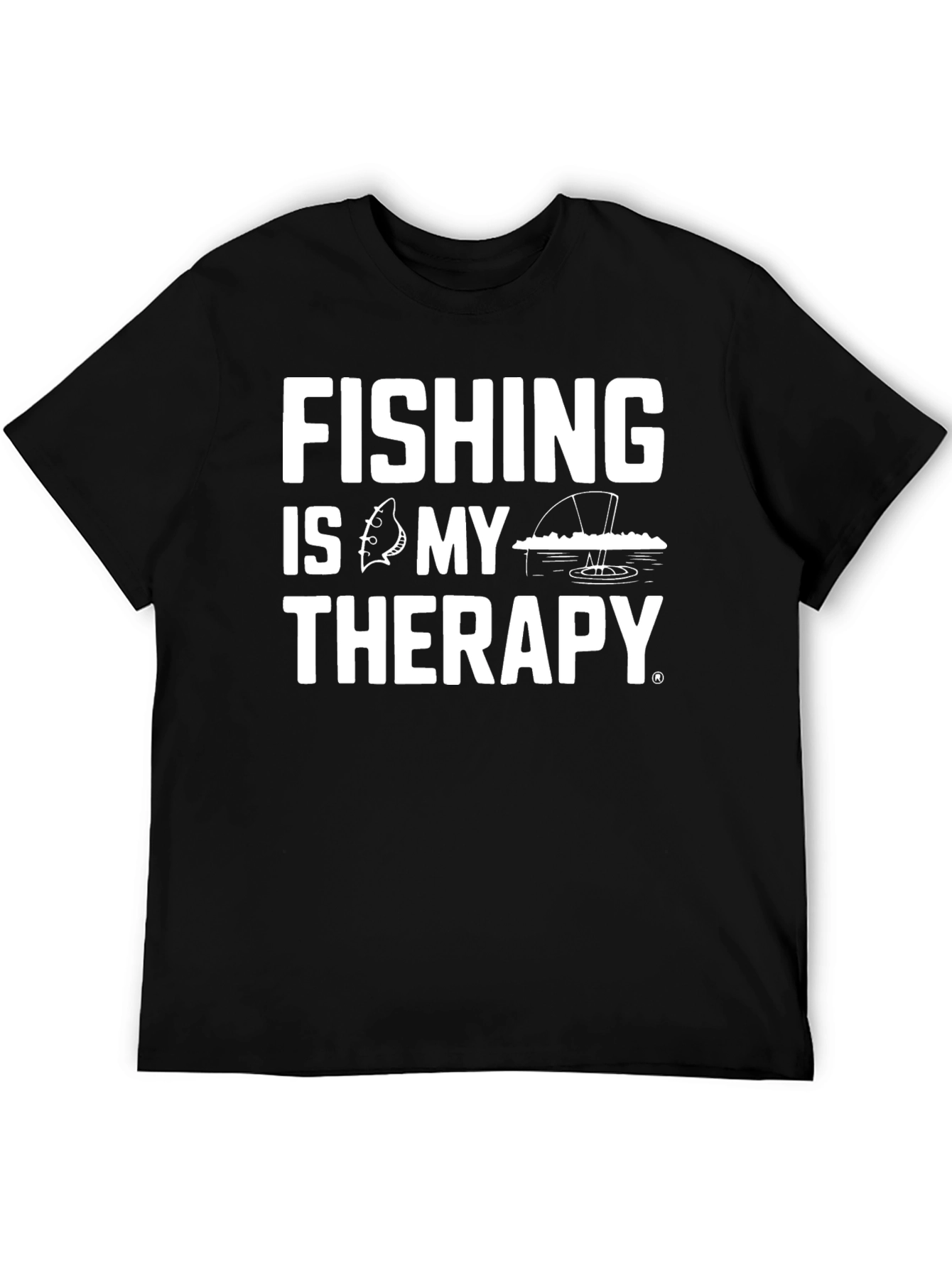 Fishing is My Therapy Graphic Tee