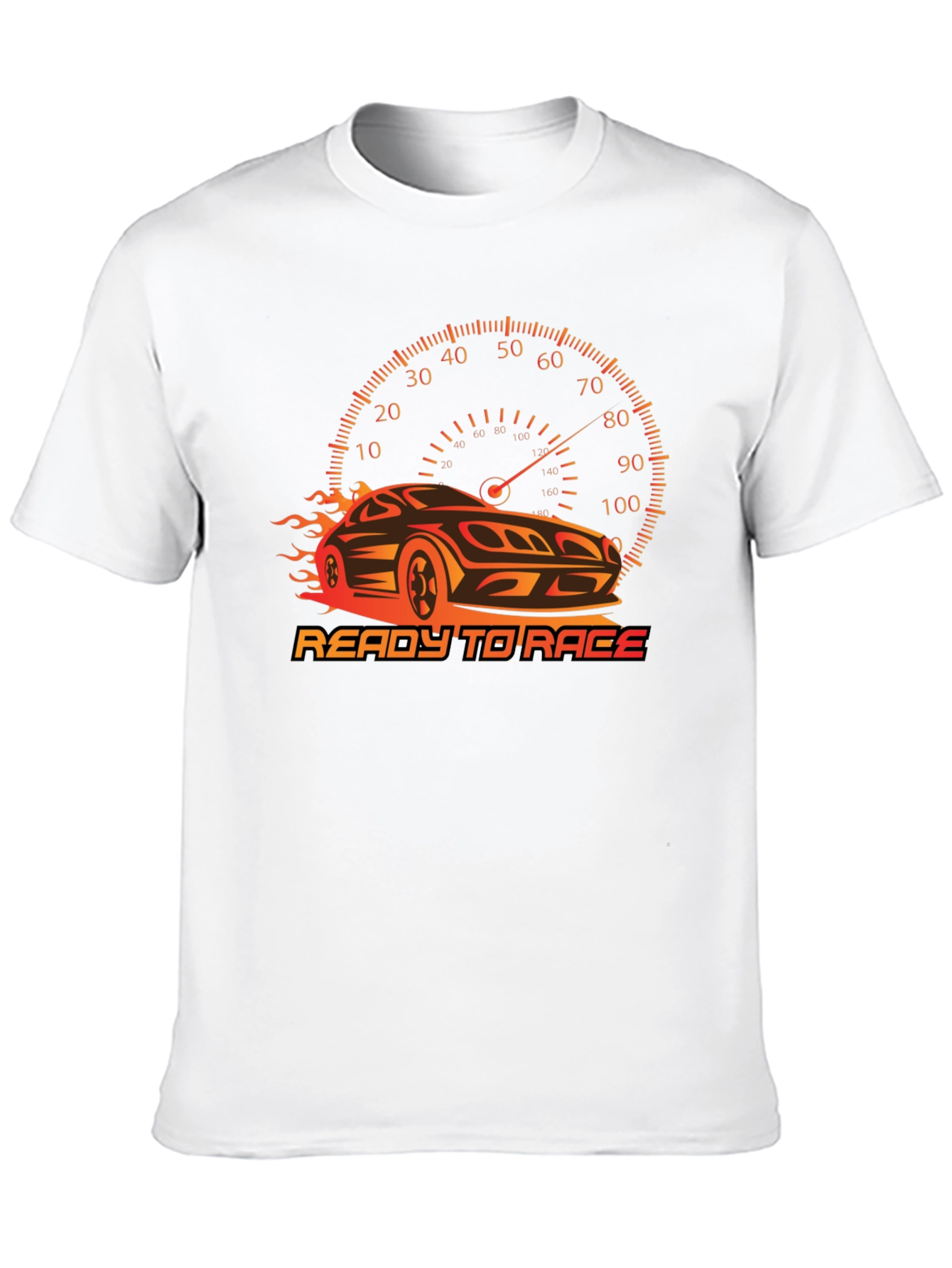 Ready to Race Car Graphic T-Shirt