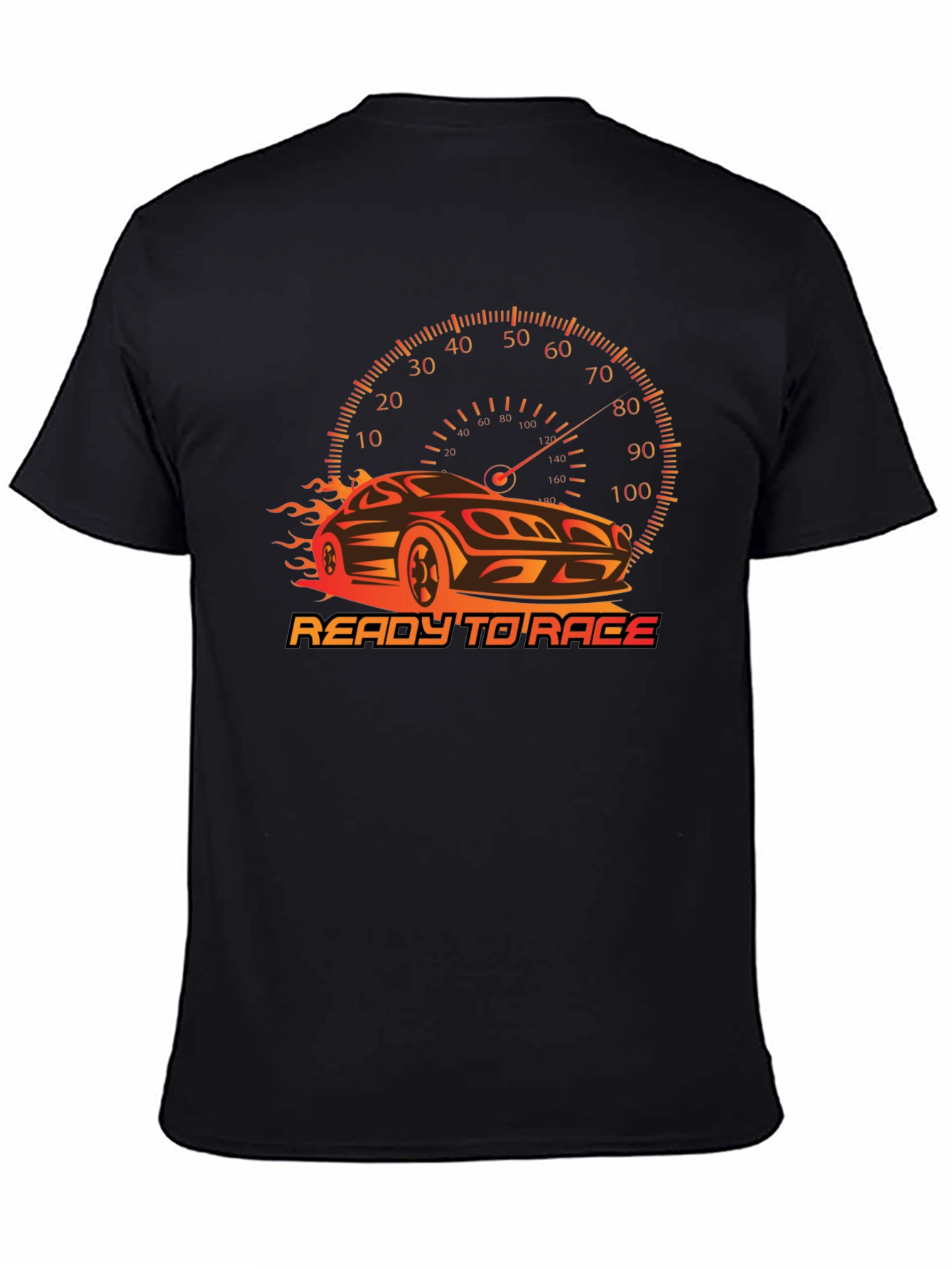 Ready to Race Car Graphic T-Shirt