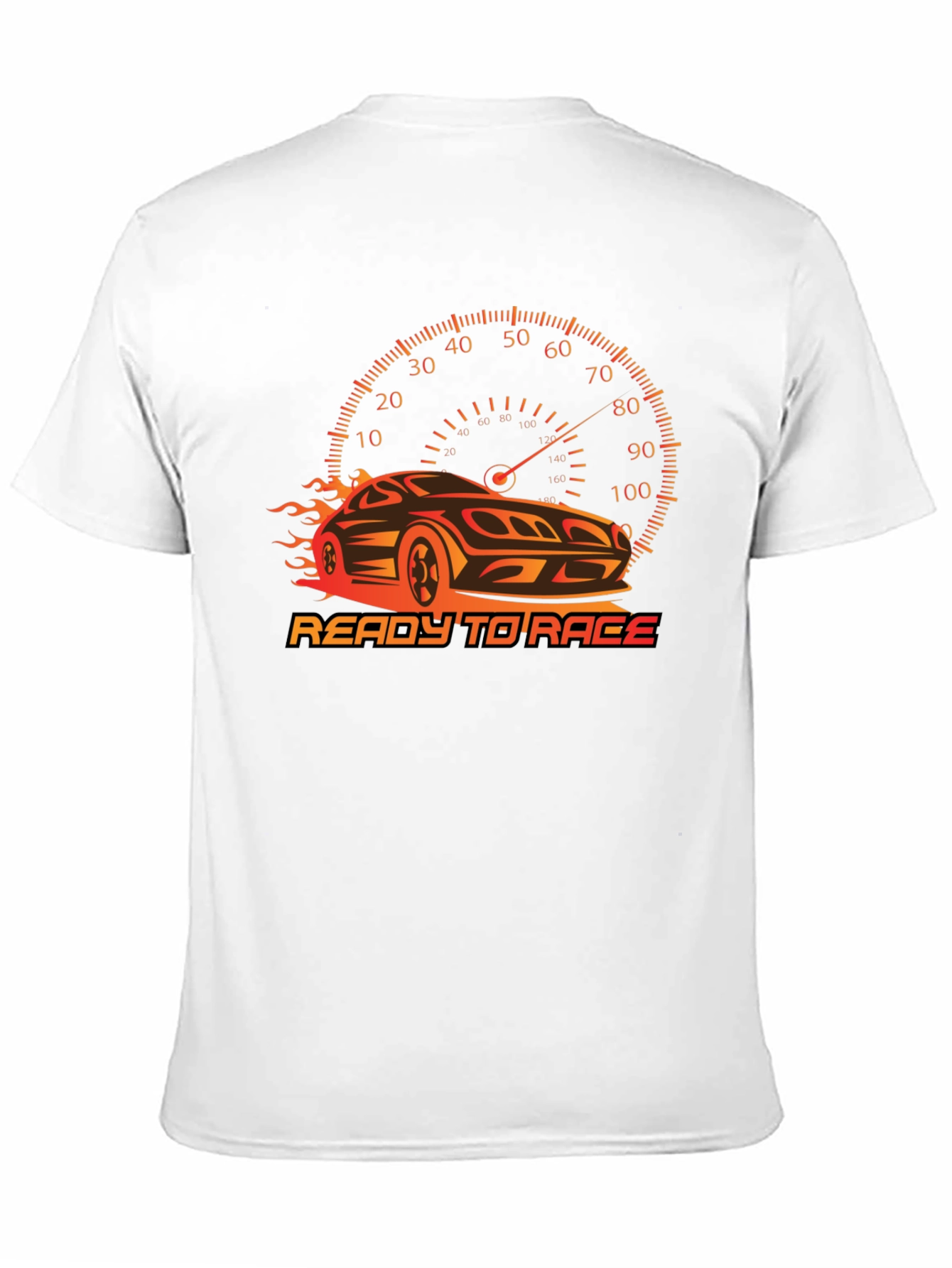 Ready to Race Car Graphic T-Shirt