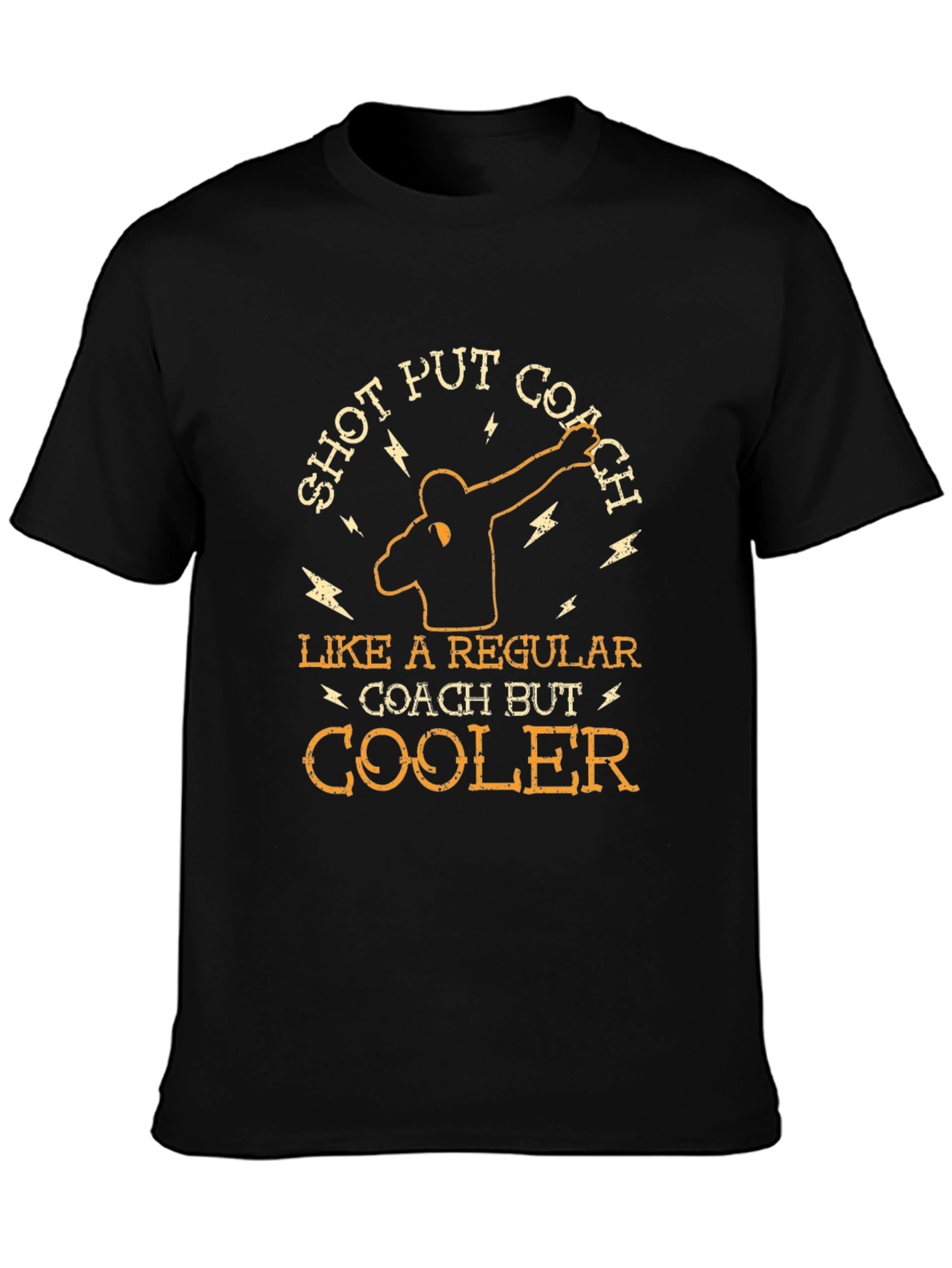 Shot Put Coach T-Shirt - Cool Unique Design