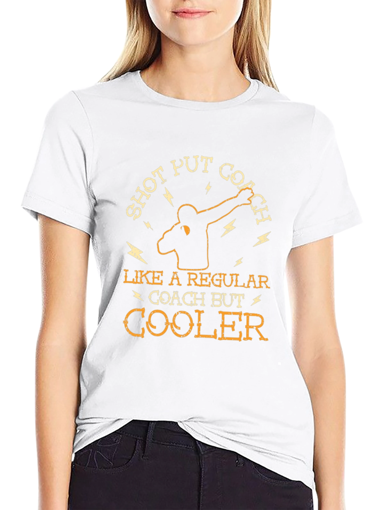 Shot Put Coach T-Shirt - Cool Unique Design