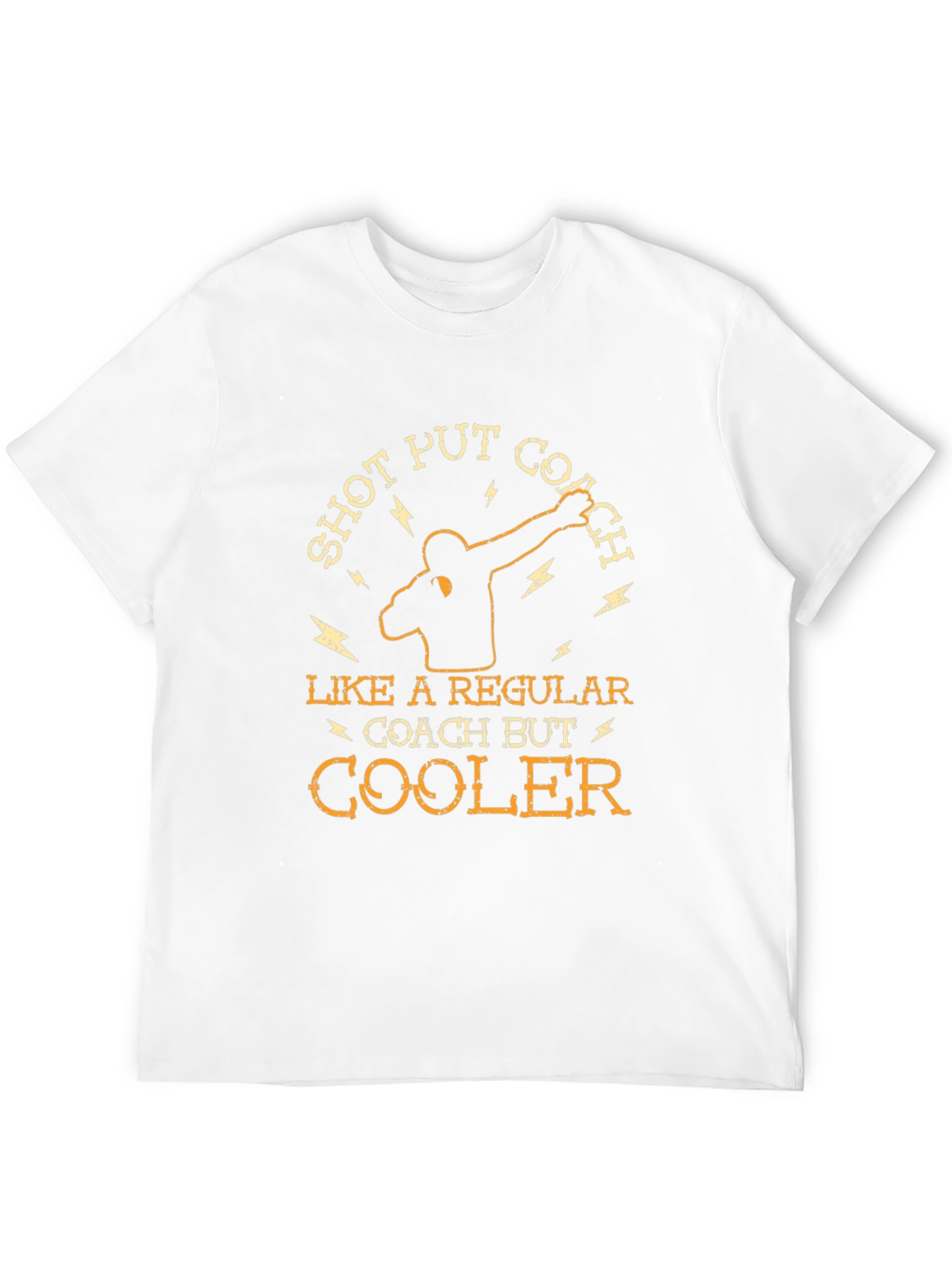 Shot Put Coach T-Shirt - Cool Unique Design