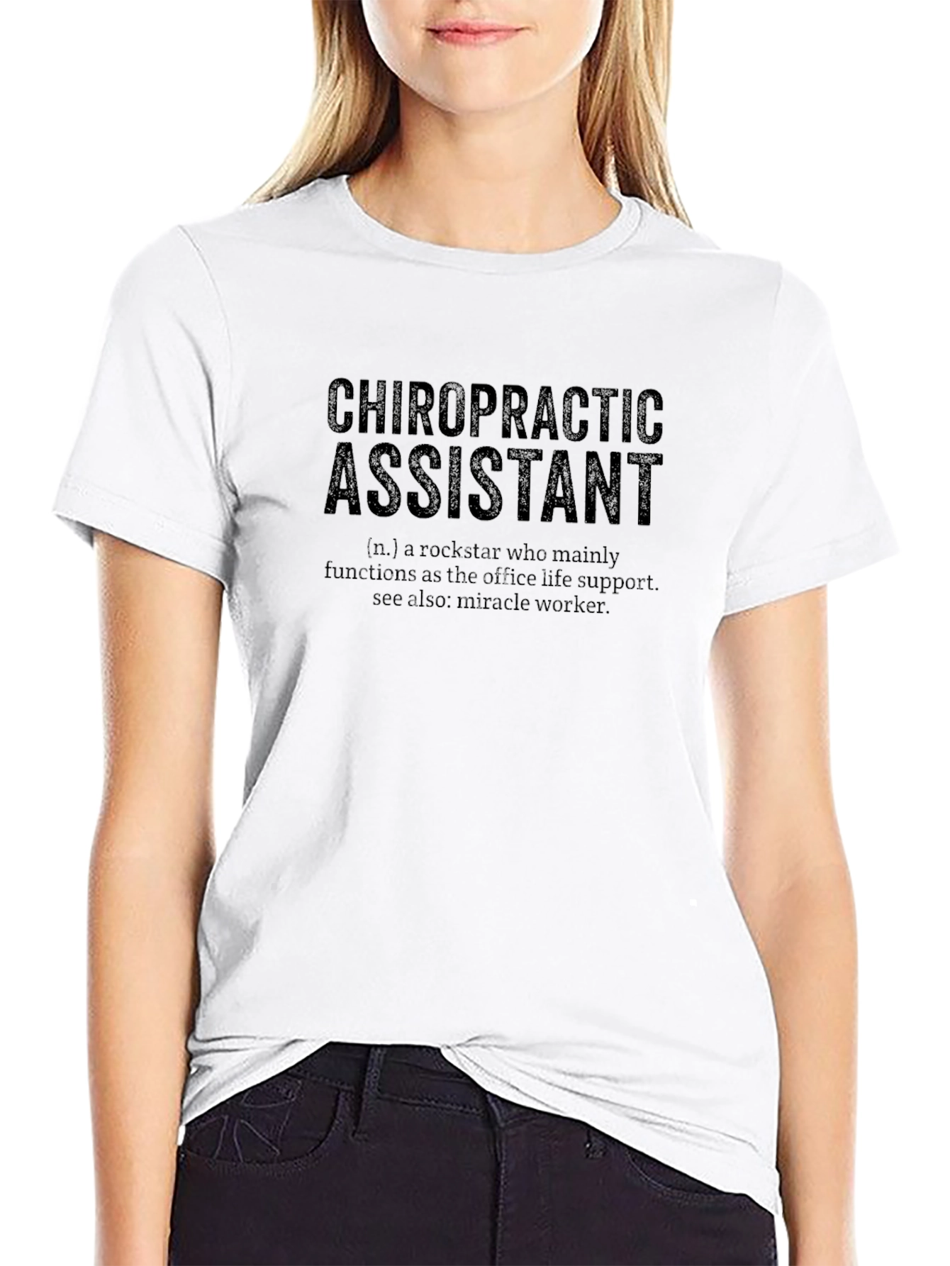 Chiropractic Assistant Definition T-Shirt