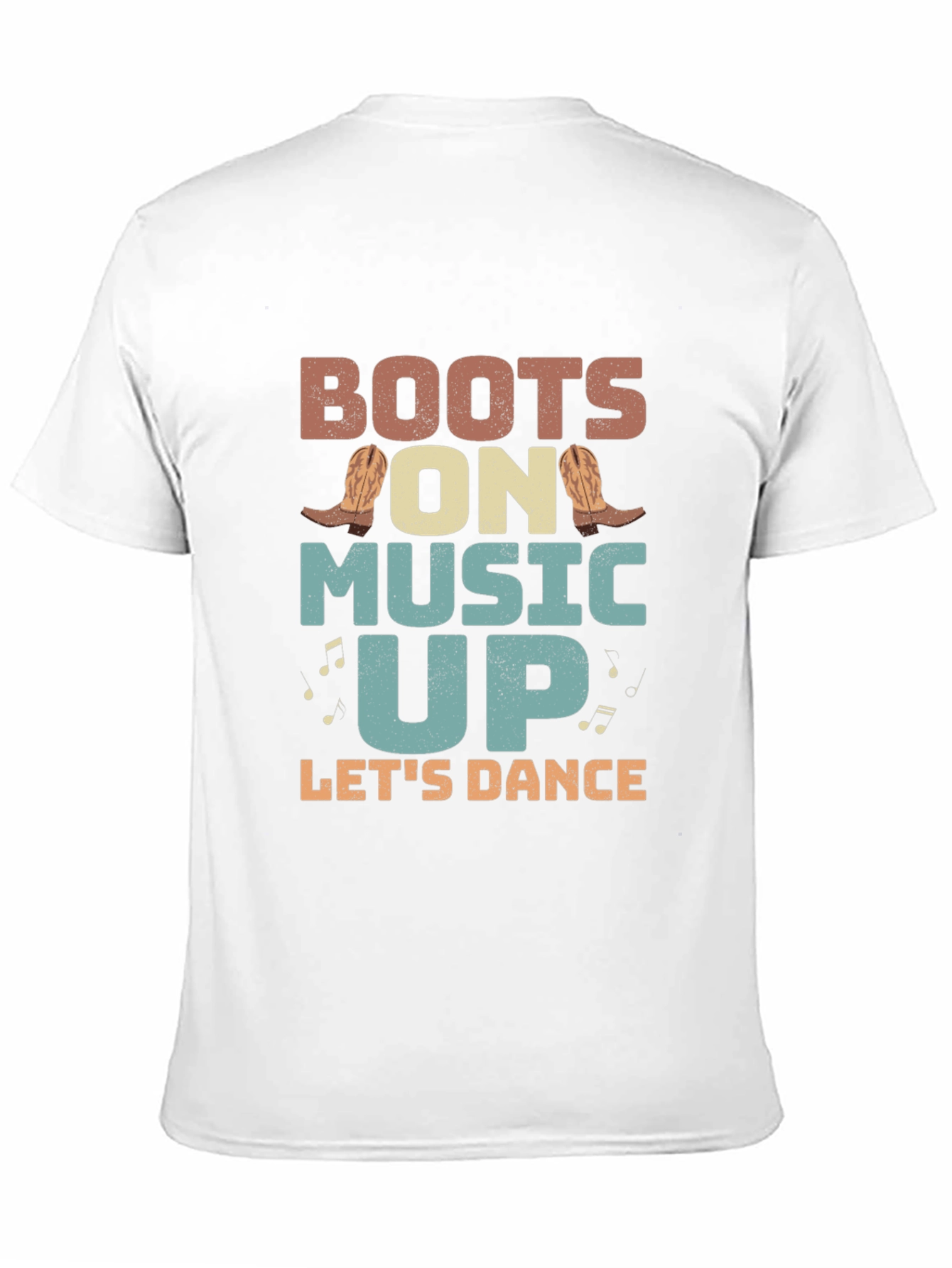 Boots On Music Up Graphic Tee - Lets Dance!