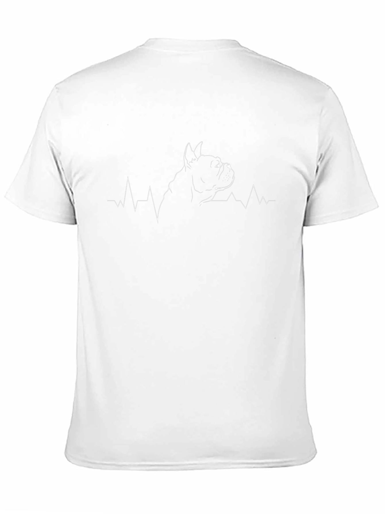 Dog Heartbeat T-Shirt - Unisex Black Tee