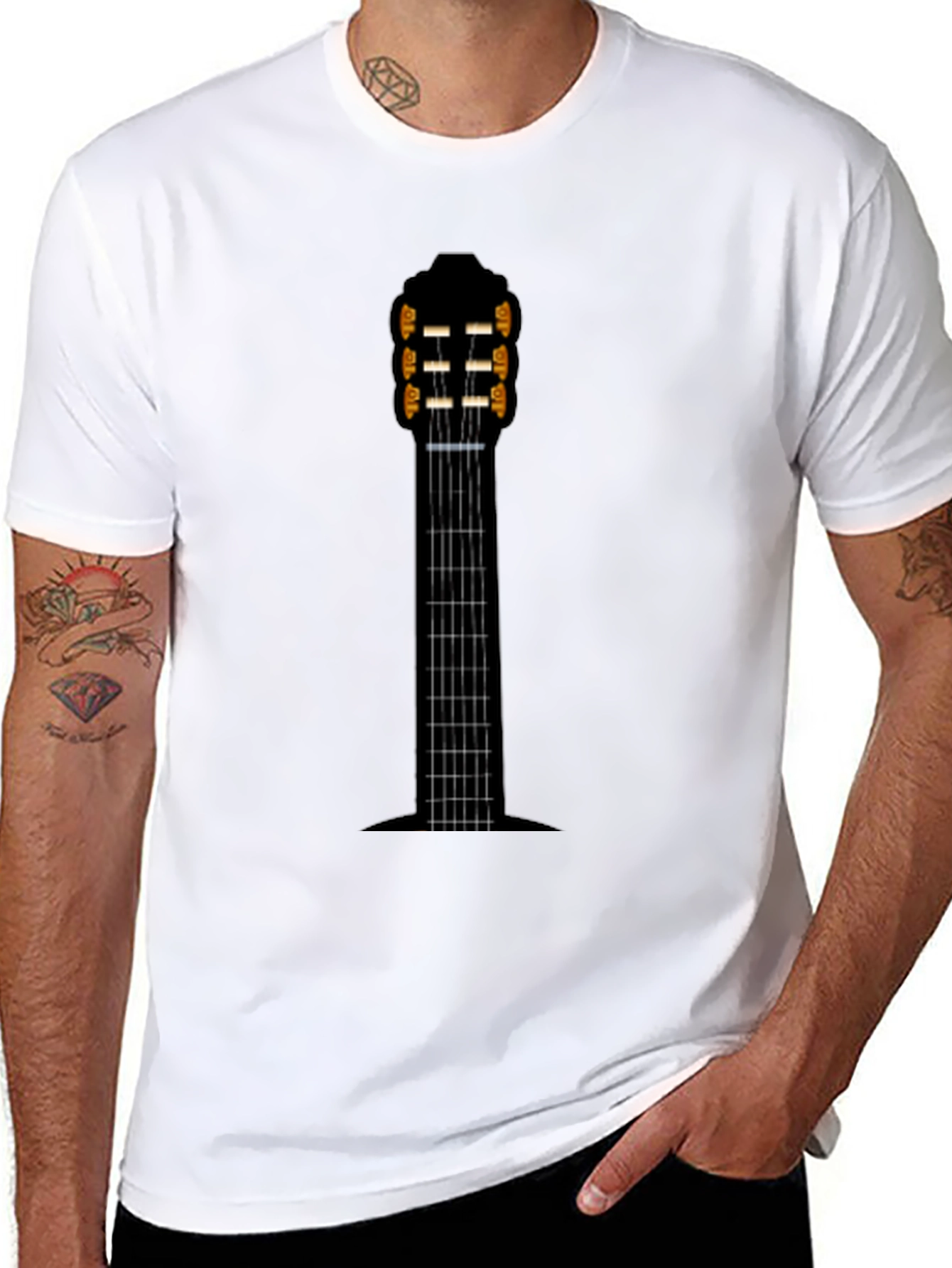 Guitar Neck T-Shirt - Musician Tee