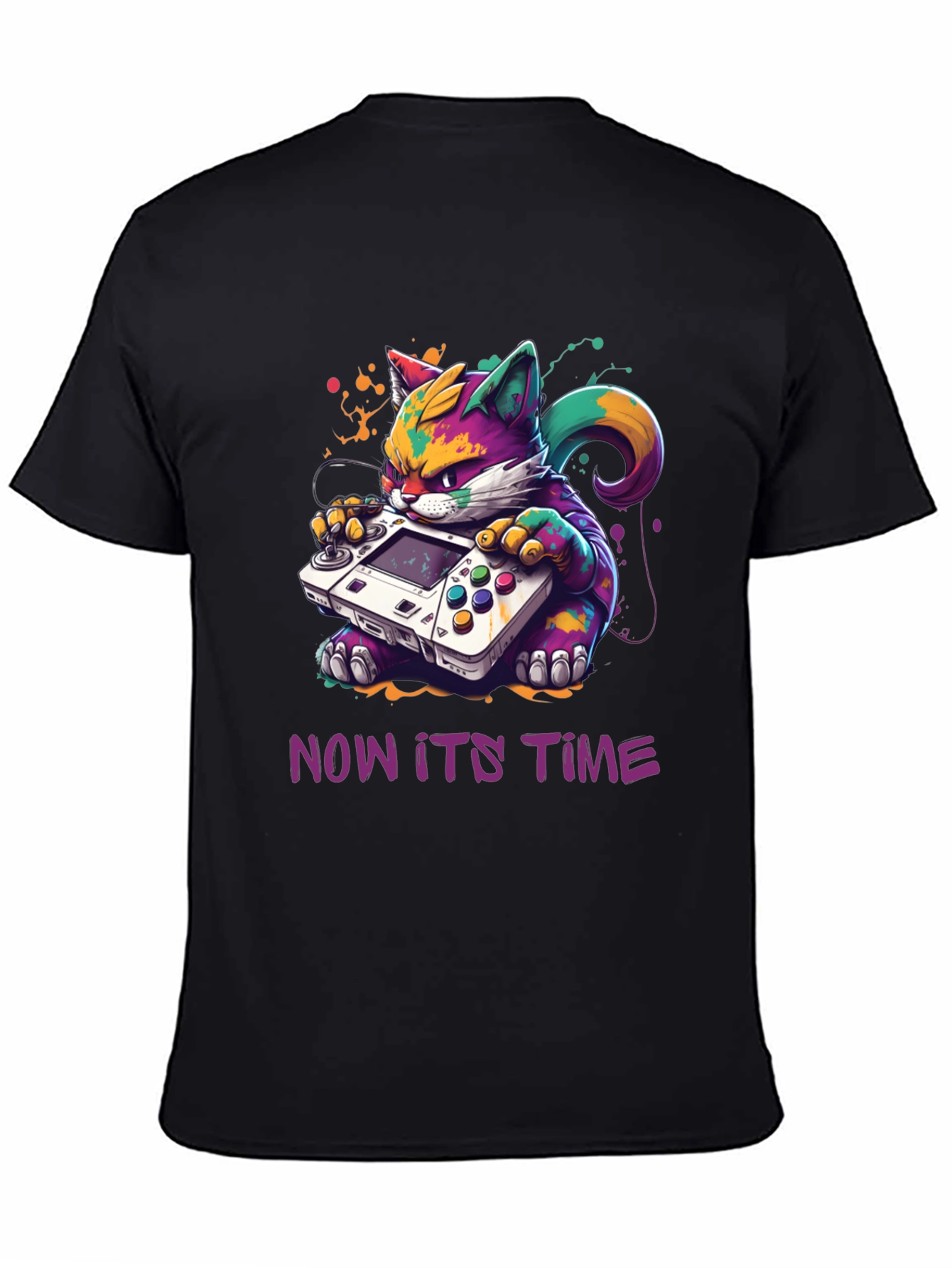 Gamer Cat T-Shirt: Now Its Time to Play!