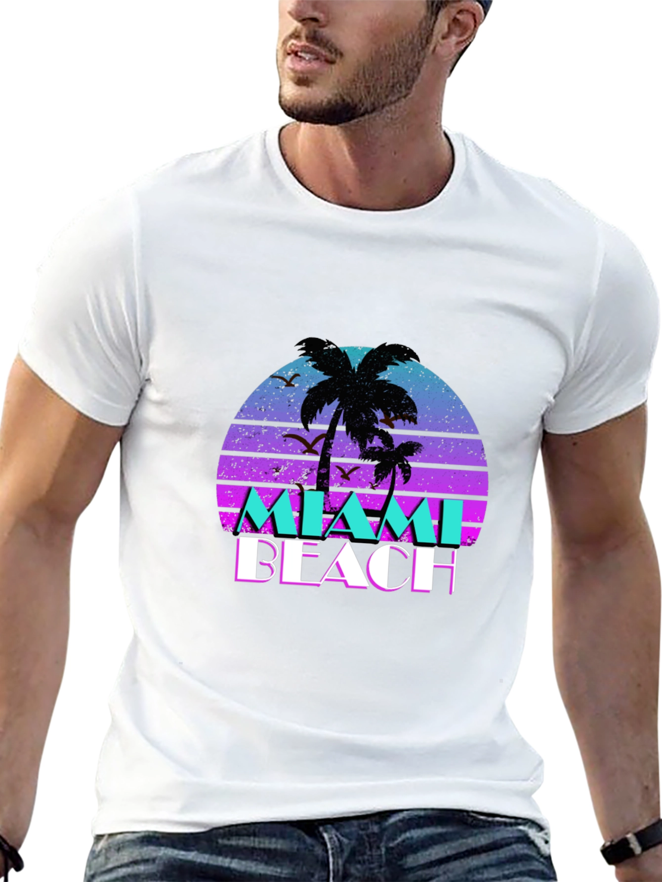 Miami Beach Graphic T-Shirt