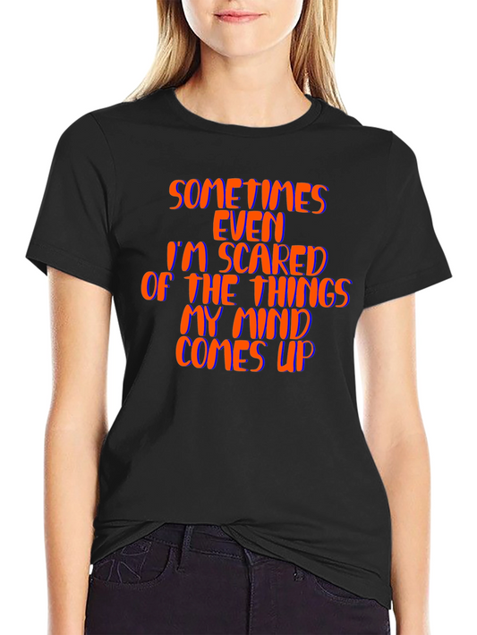 Scared Mind Black Graphic Tee