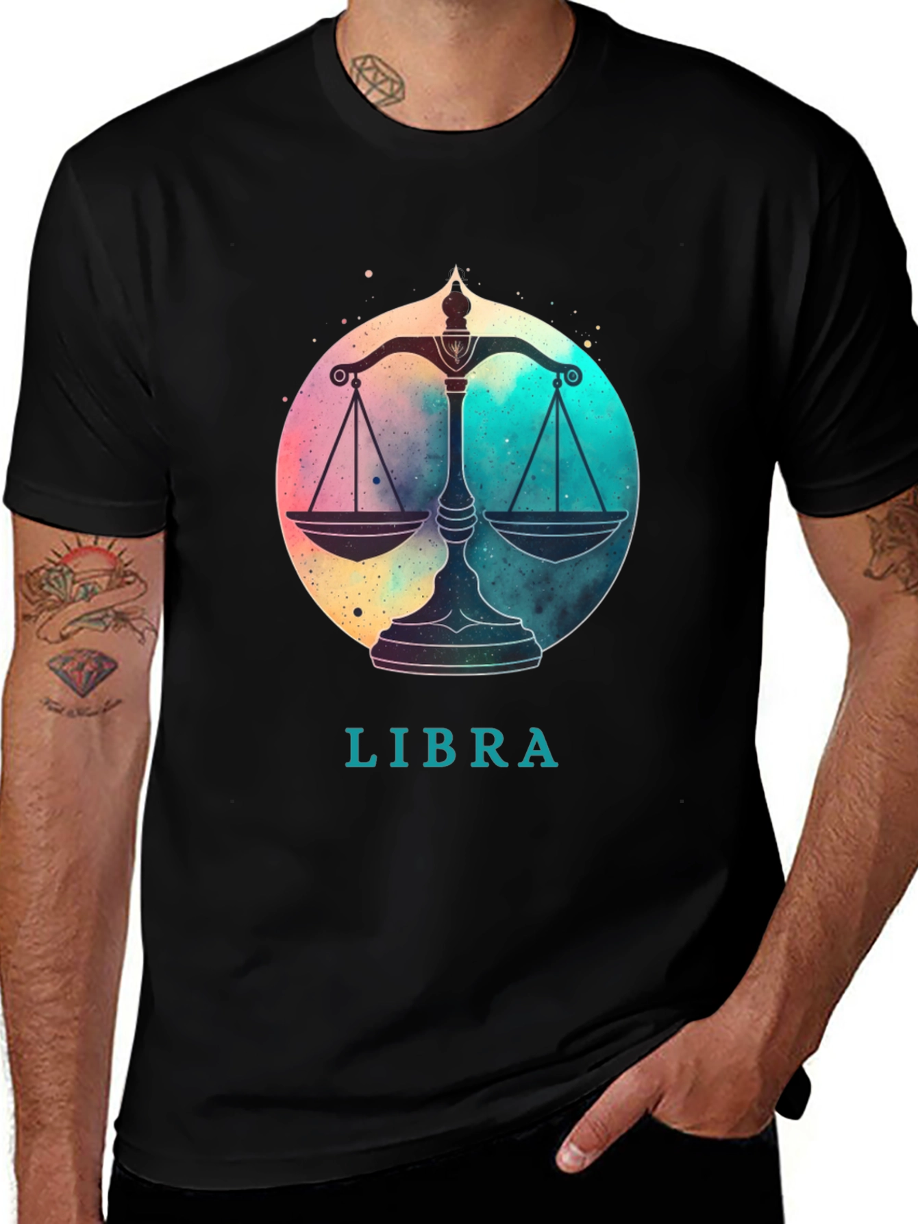 Libra Zodiac Graphic Tee - Stylish Horoscope Shirt