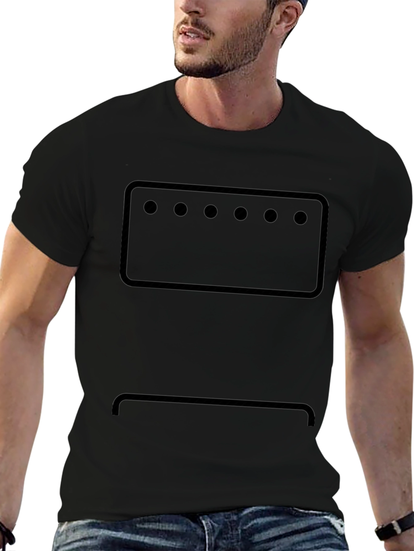 Minimalist Graphic Tee - Black T-Shirt