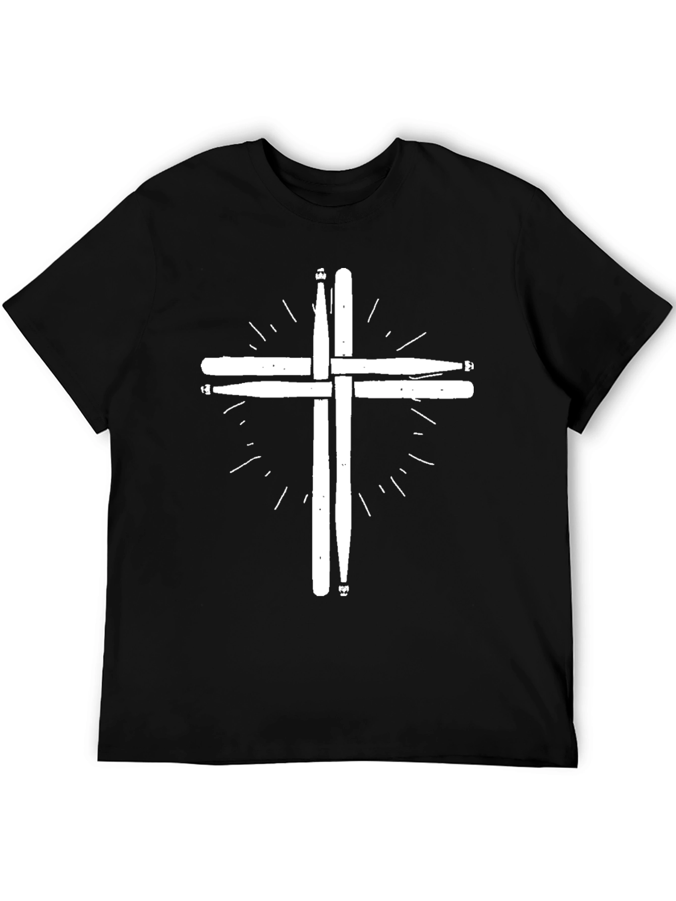 Drumsticks Cross Graphic Tee