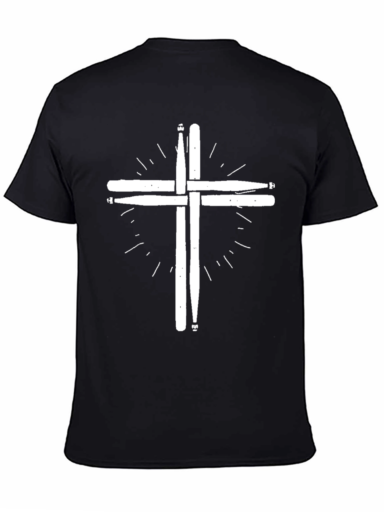 Drumsticks Cross Graphic Tee