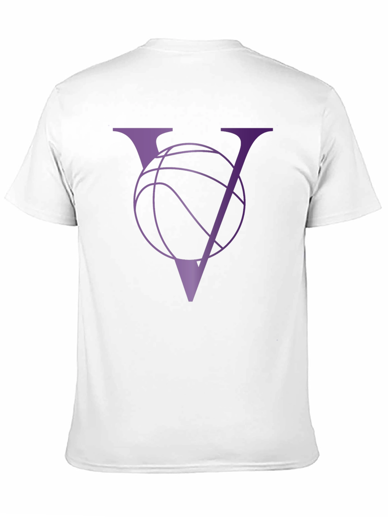 Basketball V-Neck Graphic Tee - Sporty Casual Wear