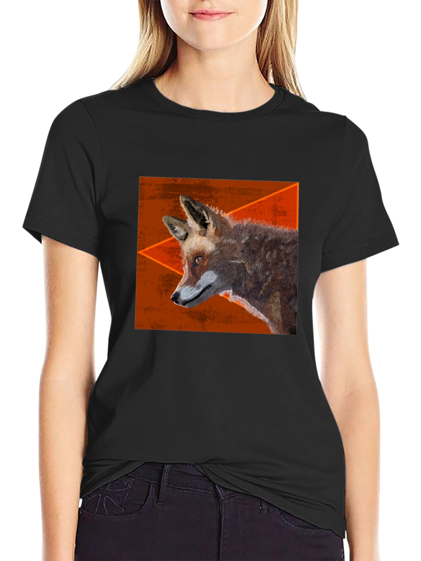 Fox Graphic Tee - Mens Black T-Shirt