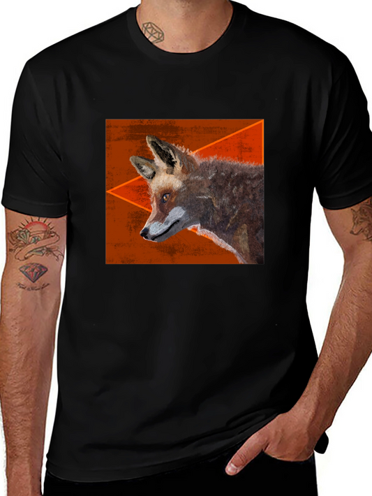 Fox Graphic Tee - Mens Black T-Shirt