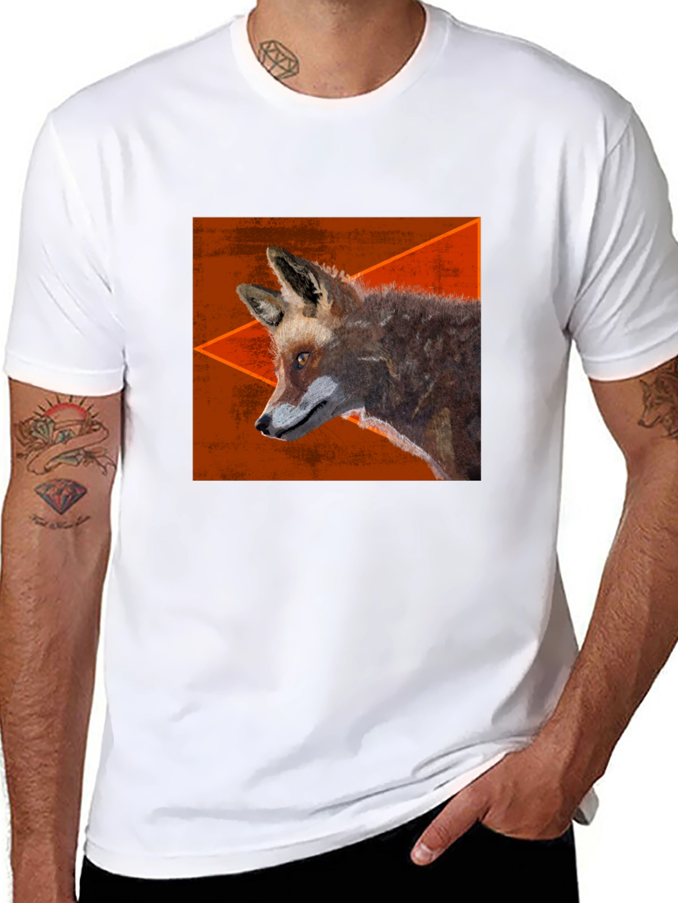 Fox Graphic Tee - Mens Black T-Shirt