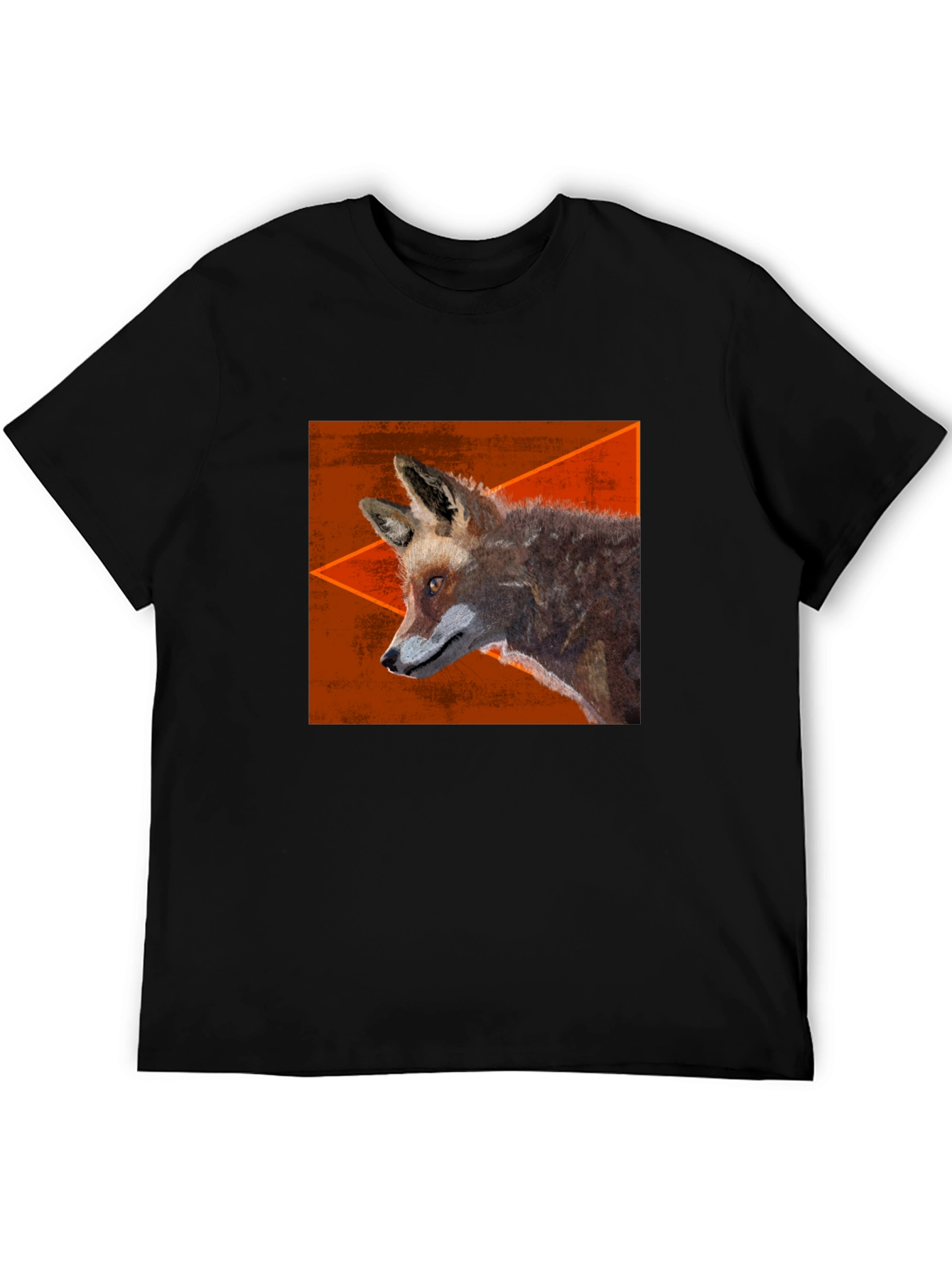 Fox Graphic Tee - Mens Black T-Shirt