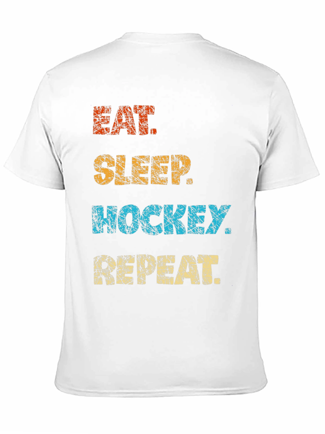 Eat Sleep Hockey Repeat Graphic T-Shirt
